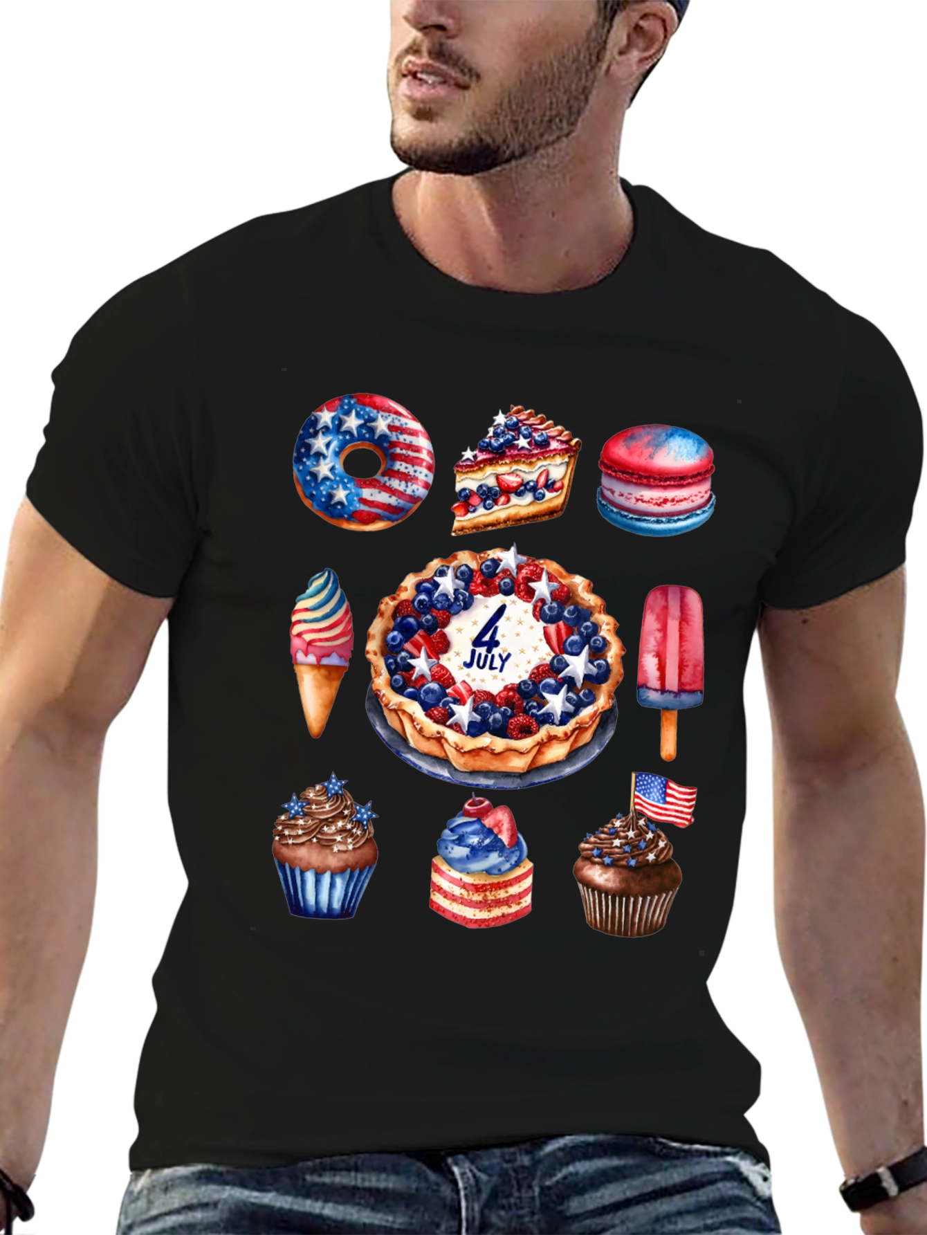 Patriotic Sweets T-Shirt 4th of July Design