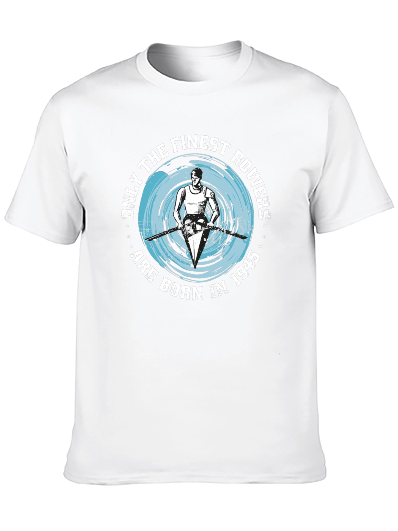 Finest Rowers Born in 1945 Black T-Shirt