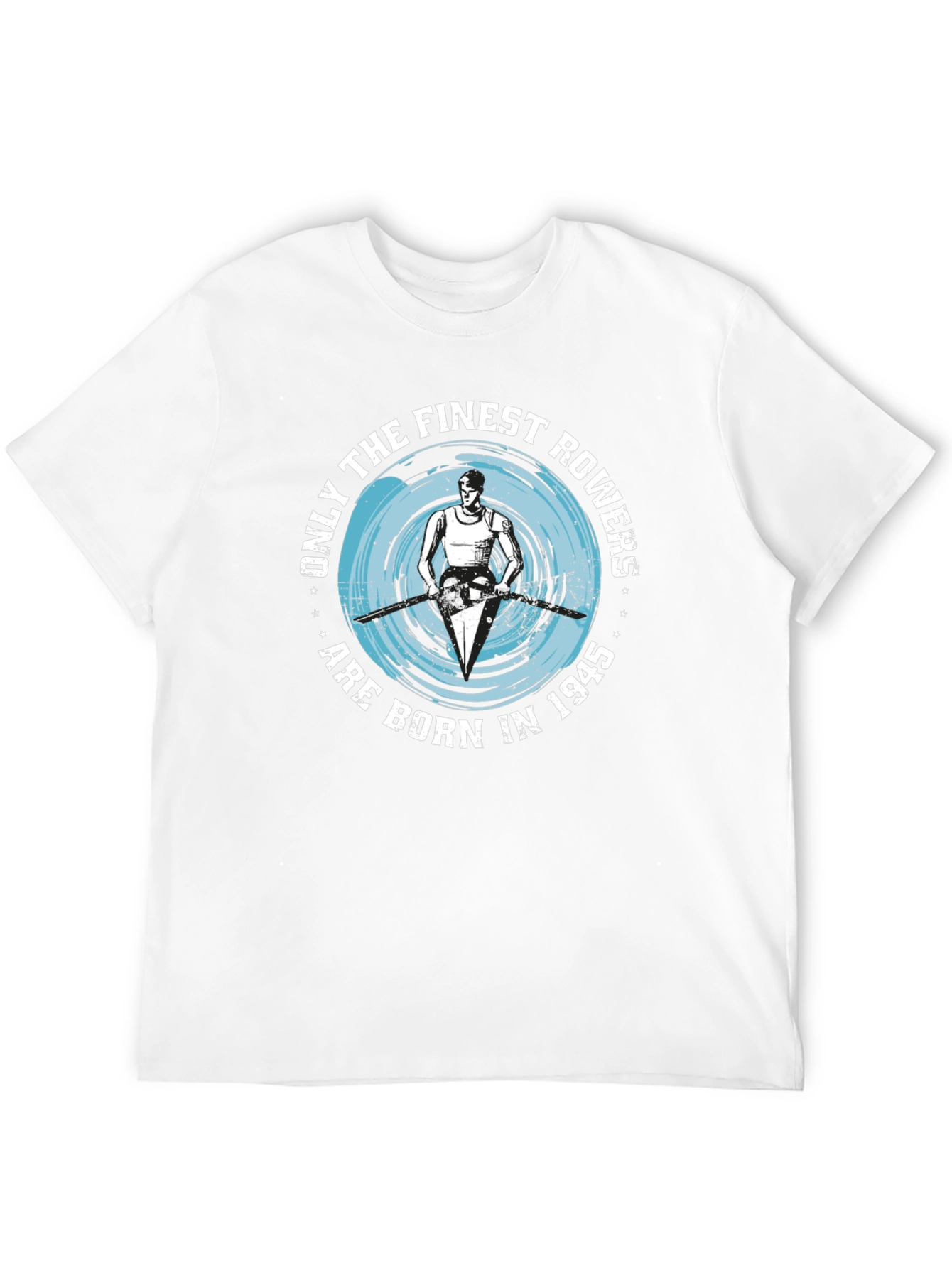 Finest Rowers Born in 1945 Black T-Shirt