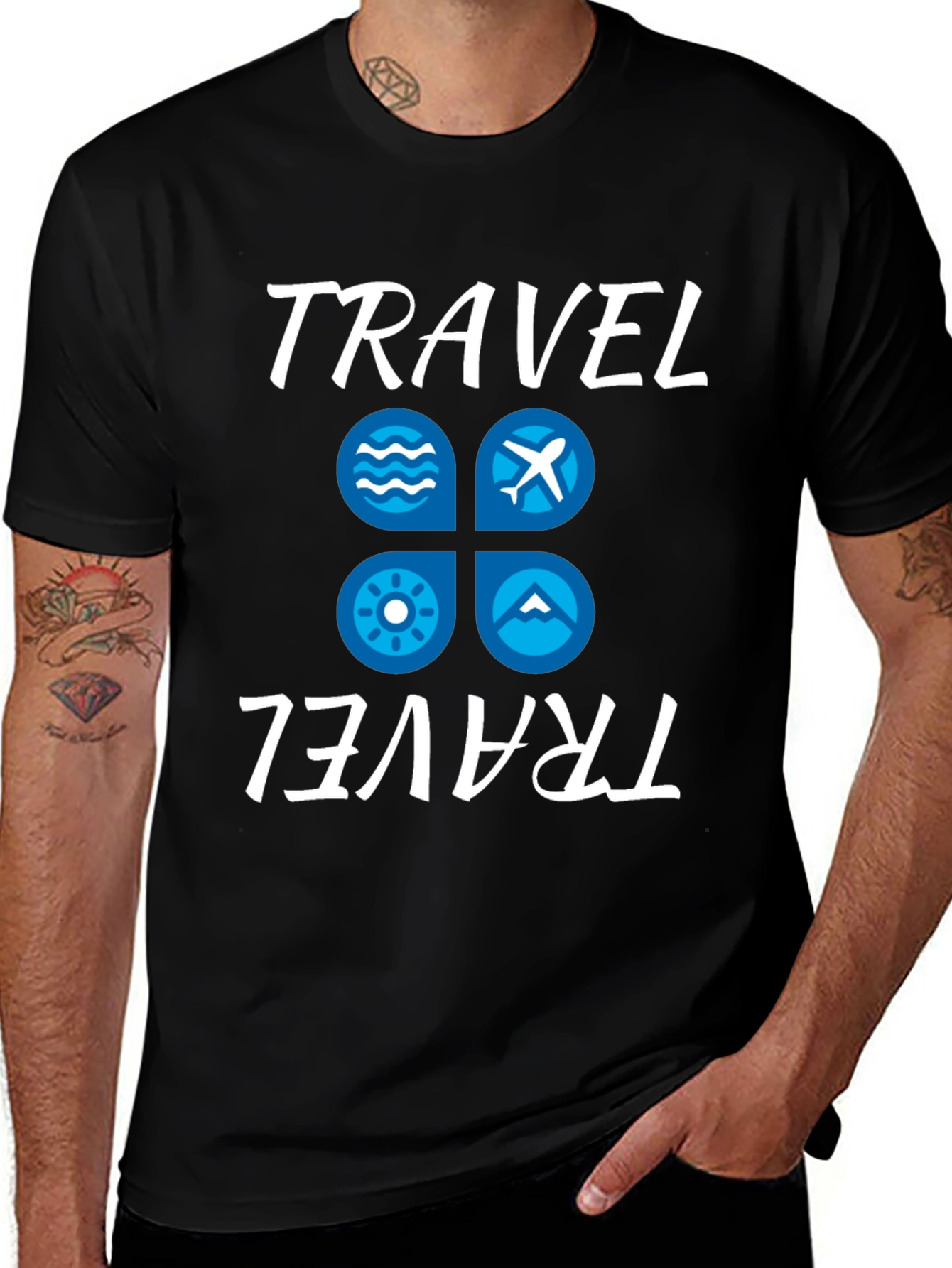 Travel Graphic T-Shirt: Adventure Awaits!