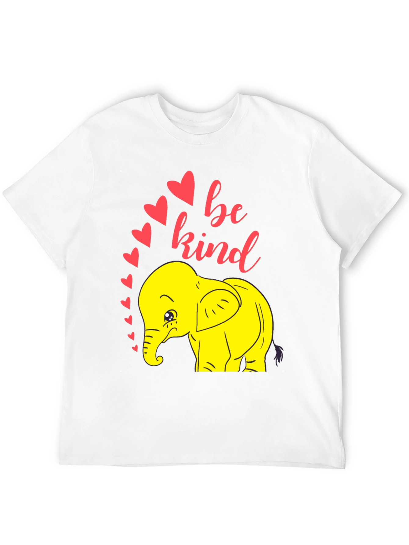 Be Kind Elephant T-Shirt - Black
