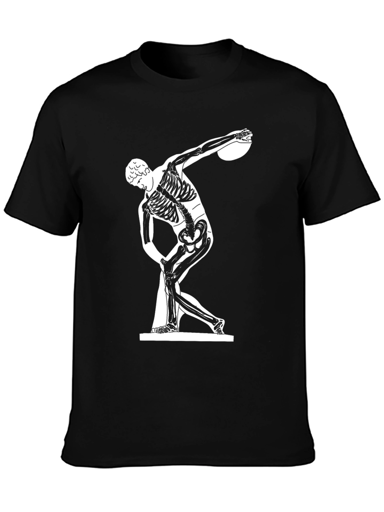 Anatomical Discobolus T-Shirt - Black