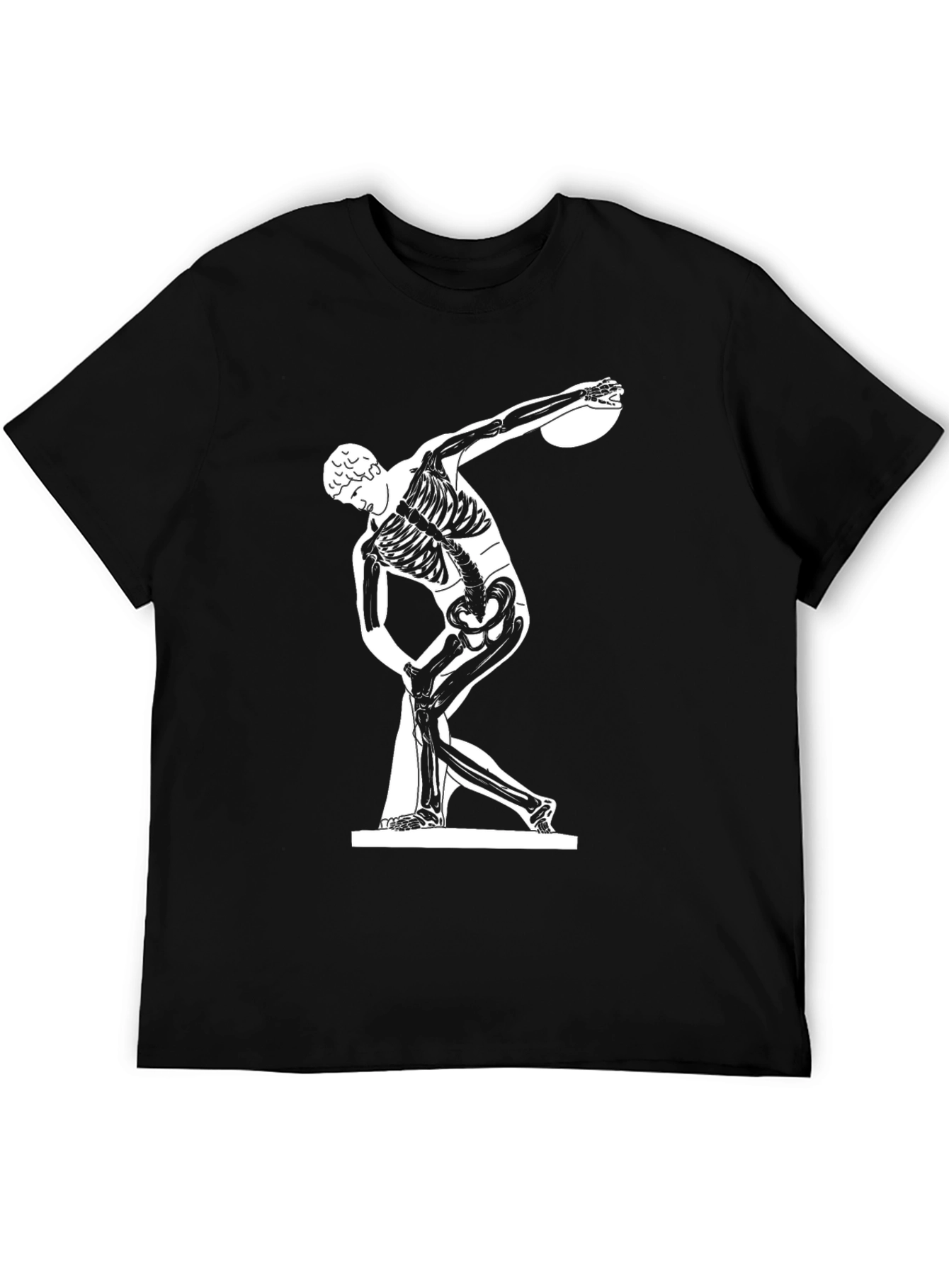 Anatomical Discobolus T-Shirt - Black
