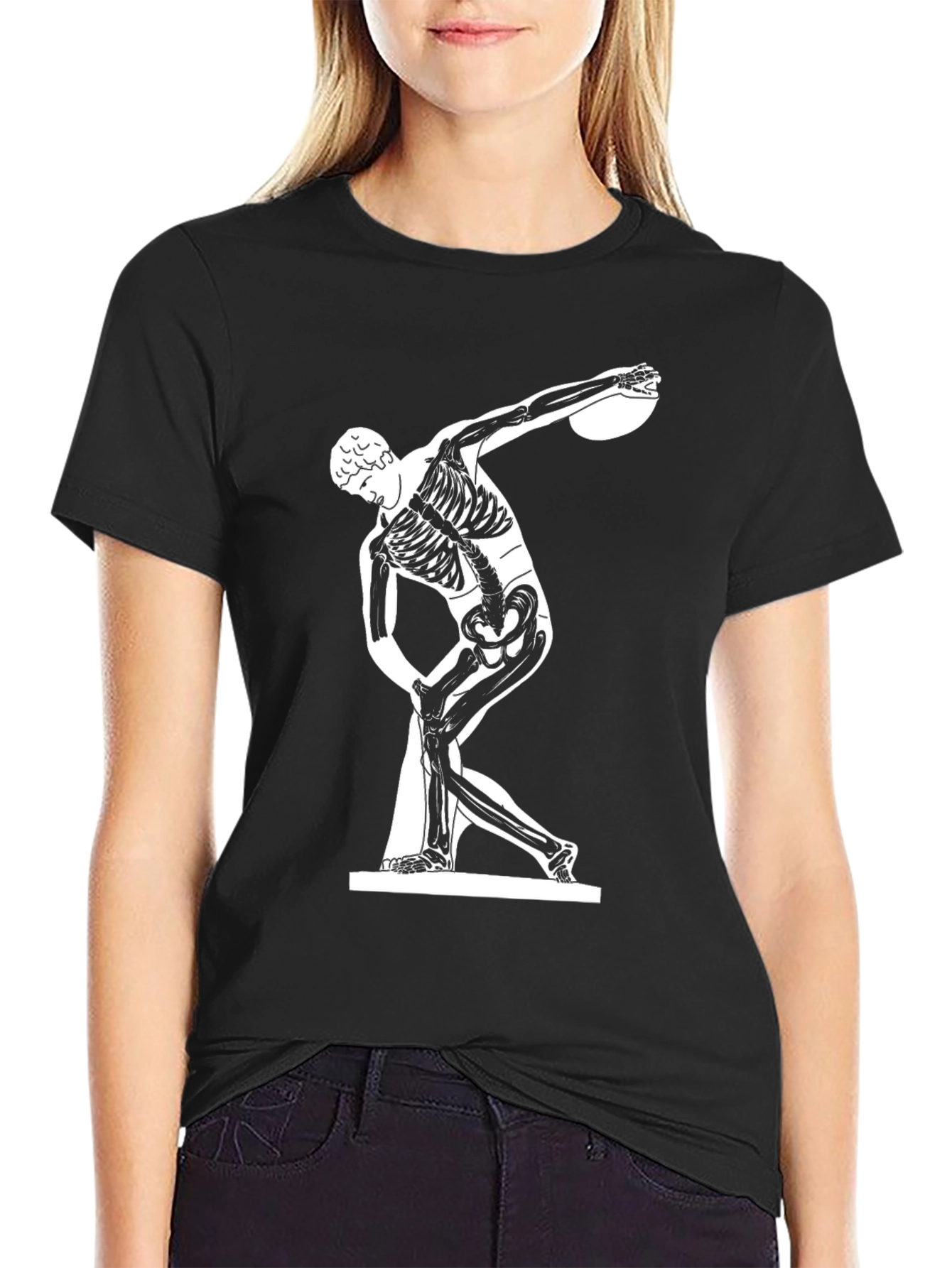 Anatomical Discobolus T-Shirt - Black
