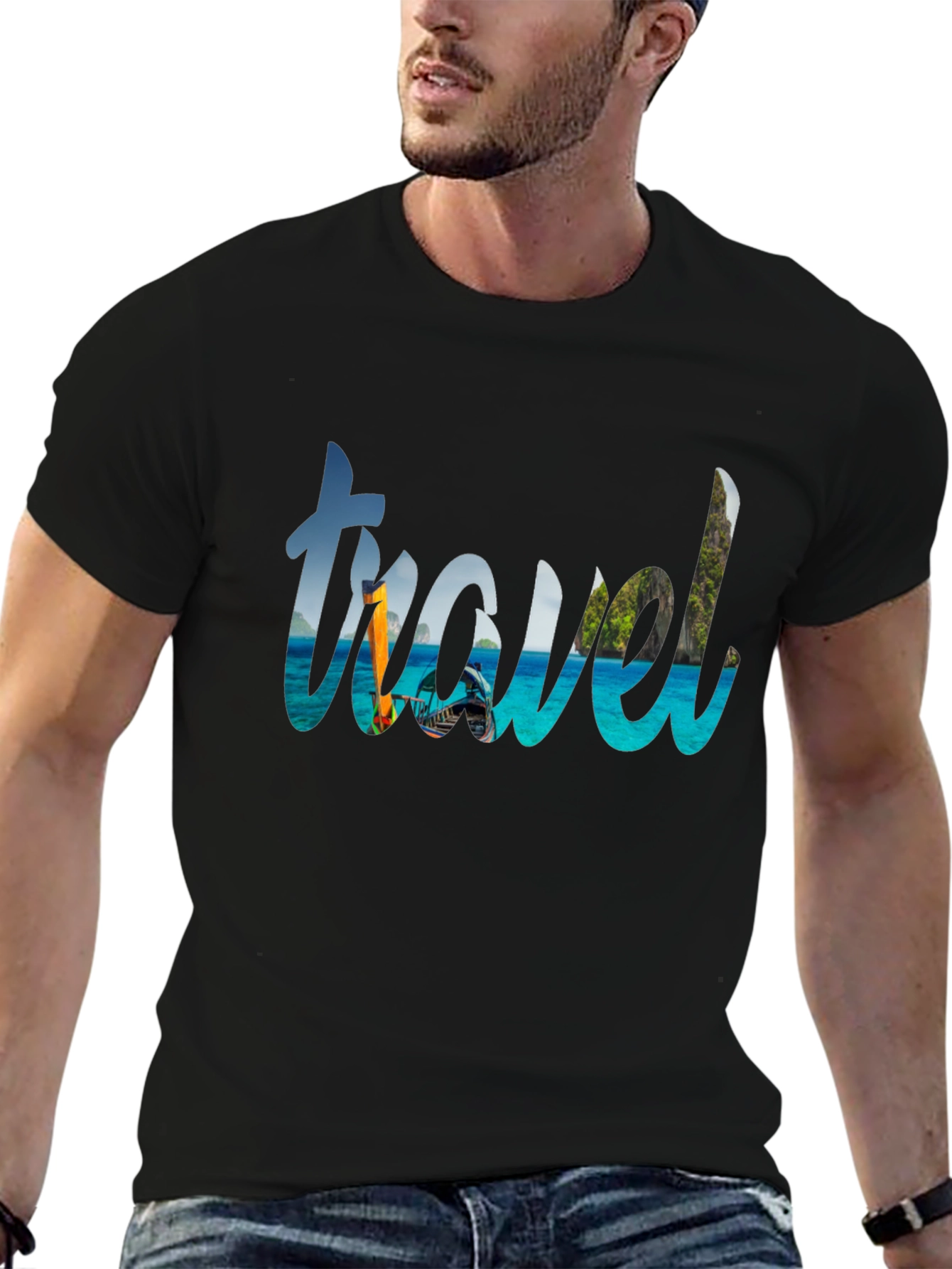 Travel Graphic Tee - Adventure Awaits!