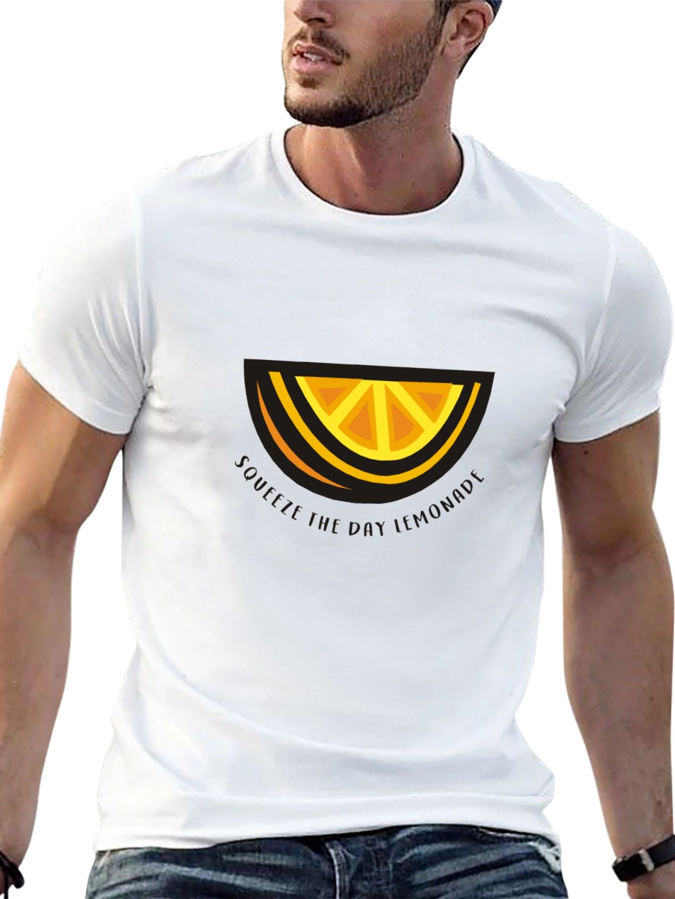 Citrus Slice Graphic Tee - Refreshing Style