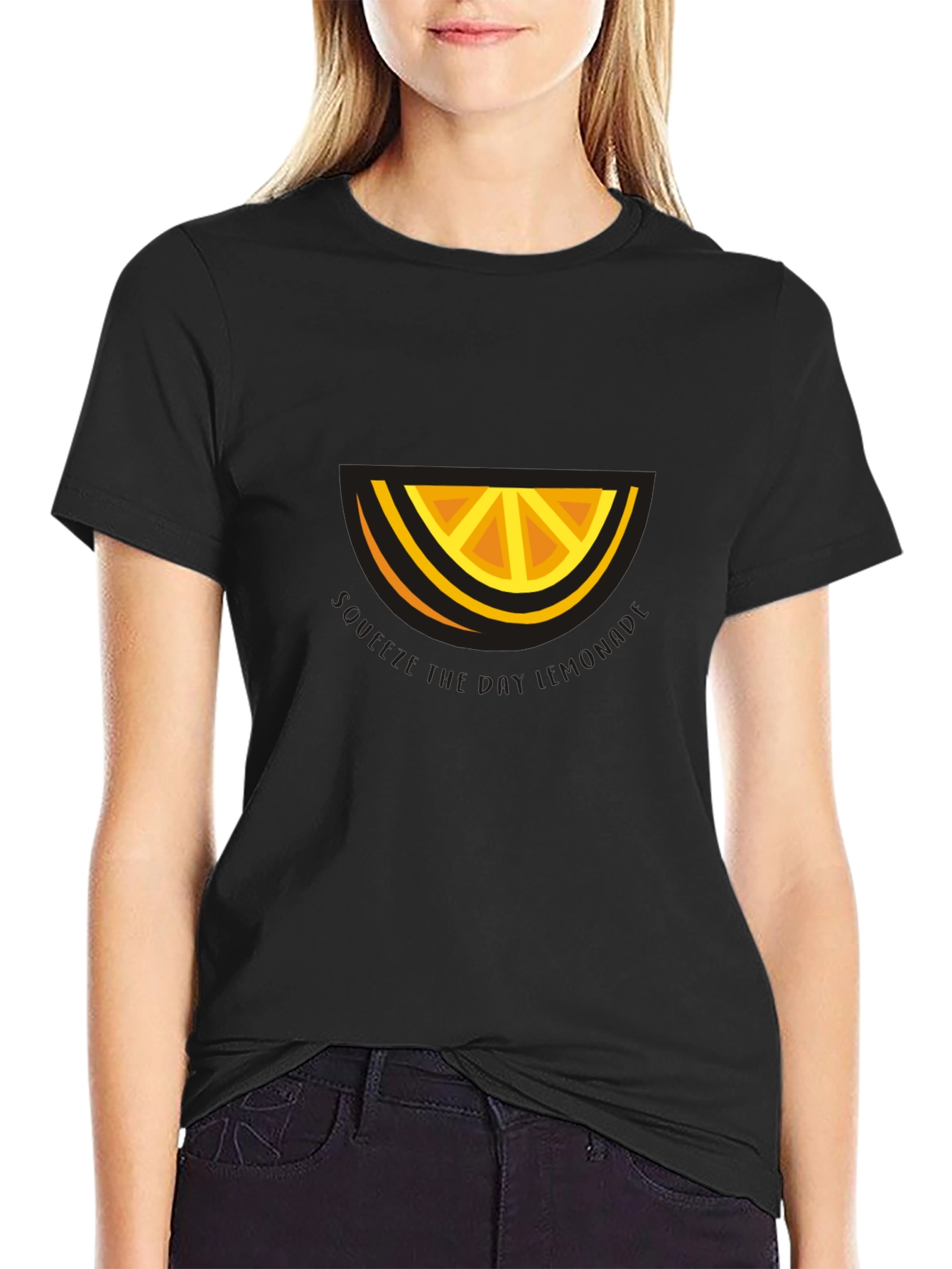 Citrus Slice Graphic Tee - Refreshing Style