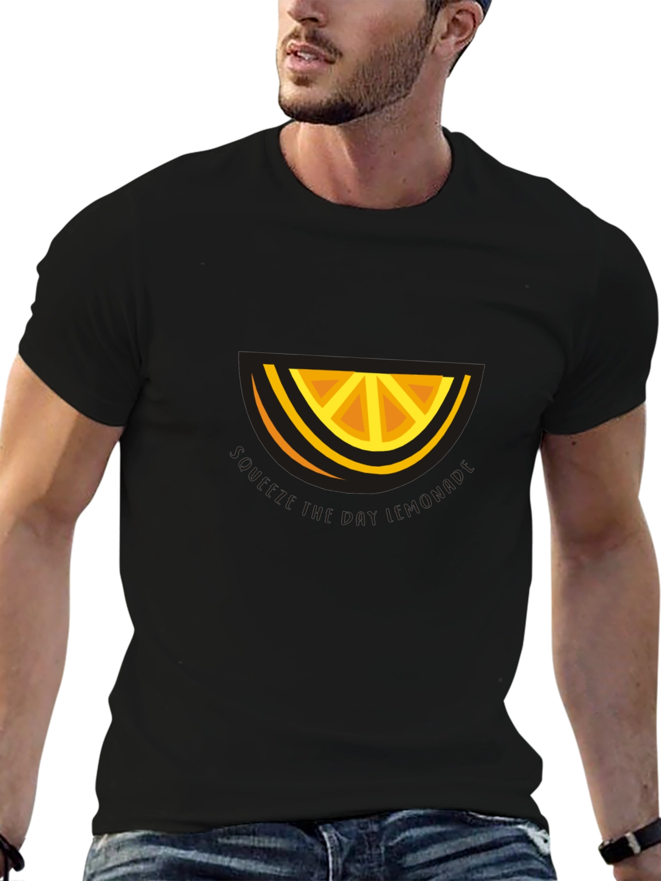 Citrus Slice Graphic Tee - Refreshing Style