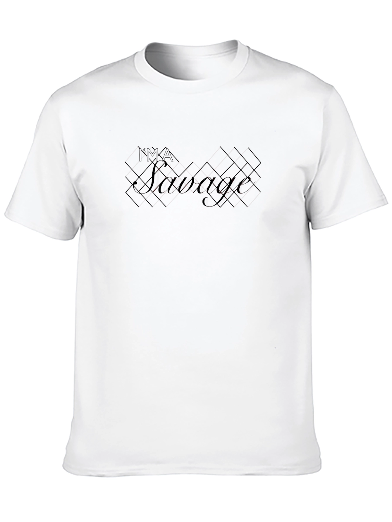 NMA Savage Black T-Shirt for Men
