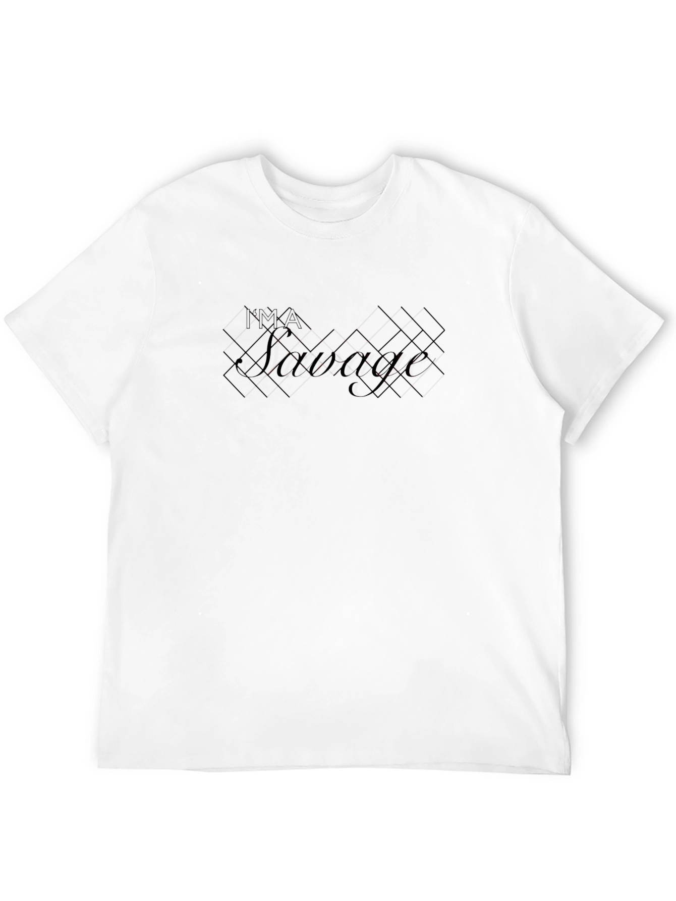 NMA Savage Black T-Shirt for Men