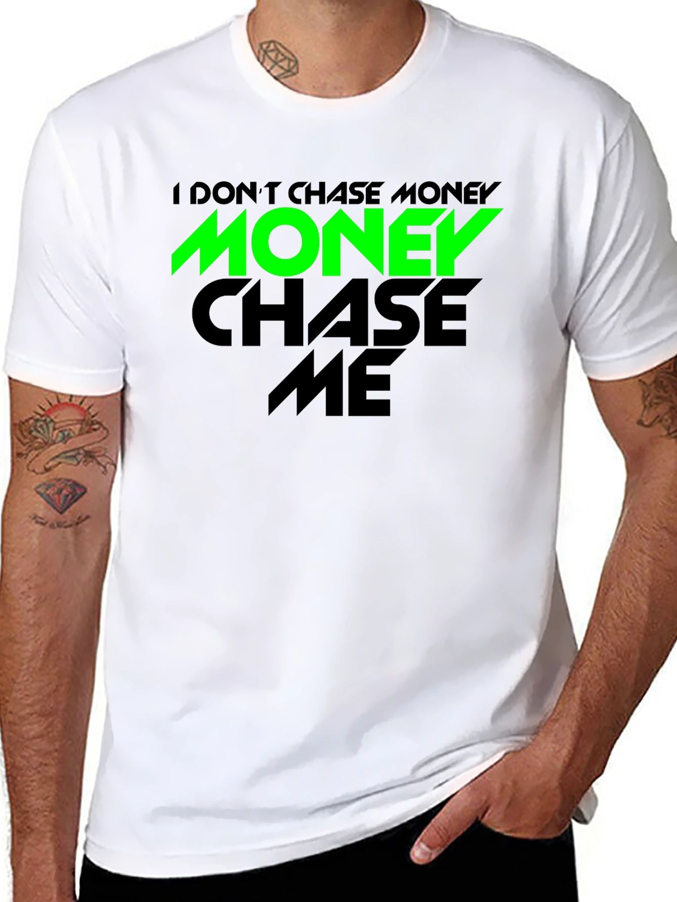 I Dont Chase Money Graphic Tee