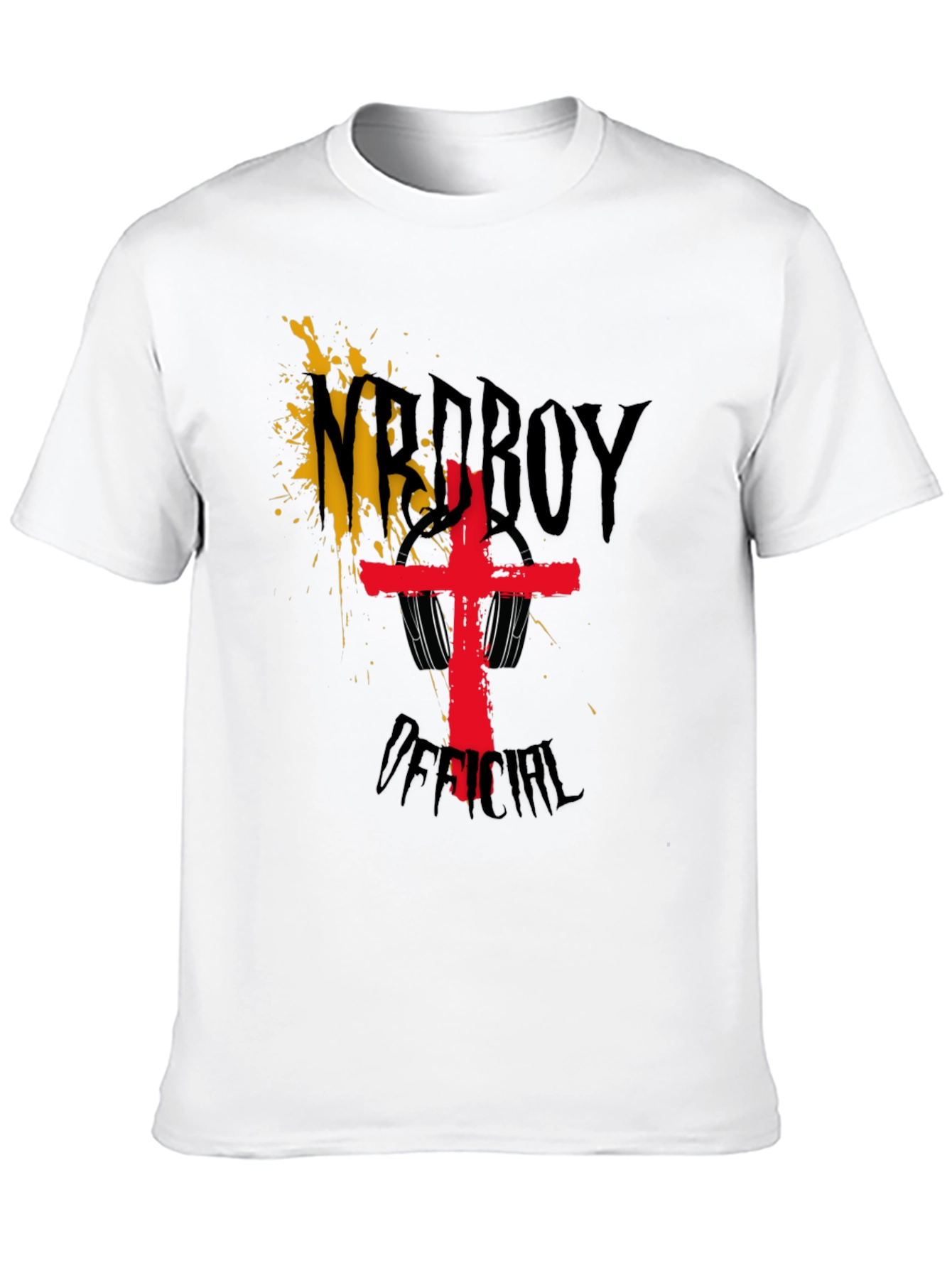 NrdBoy Official Black Graphic T-Shirt