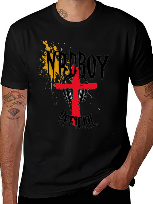NrdBoy Official Black Graphic T-Shirt