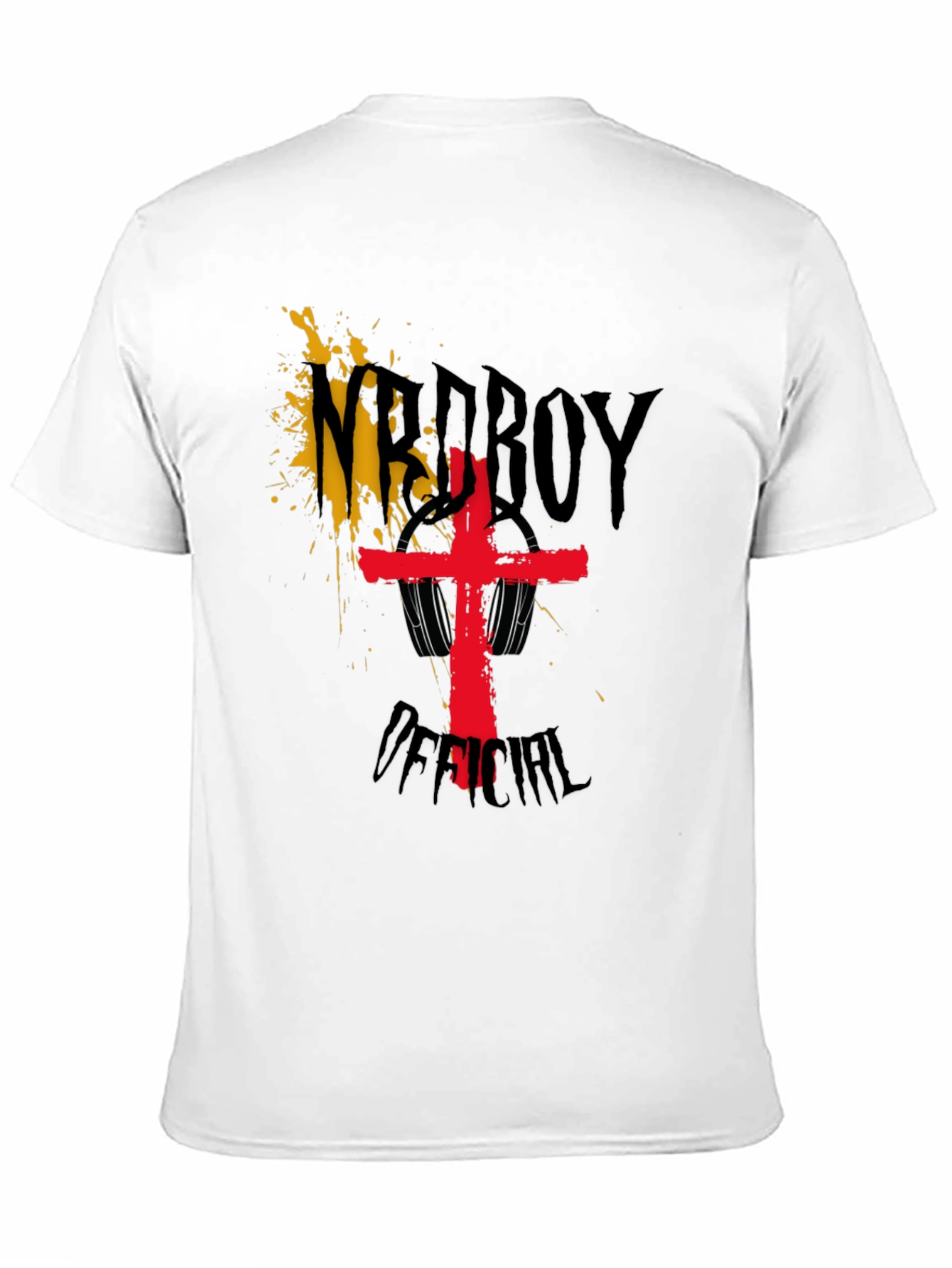NrdBoy Official Black Graphic T-Shirt