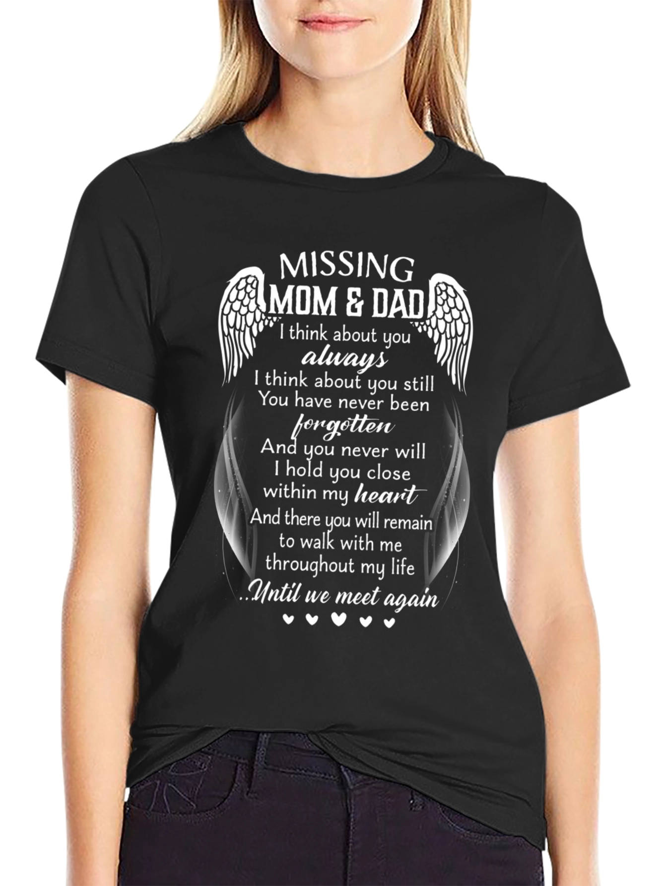 Missing Mom & Dad Memorial T-Shirt