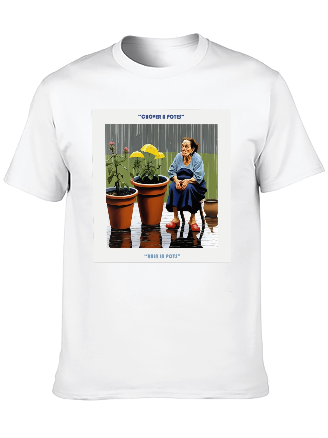 Rain in Pots Graphic Tee