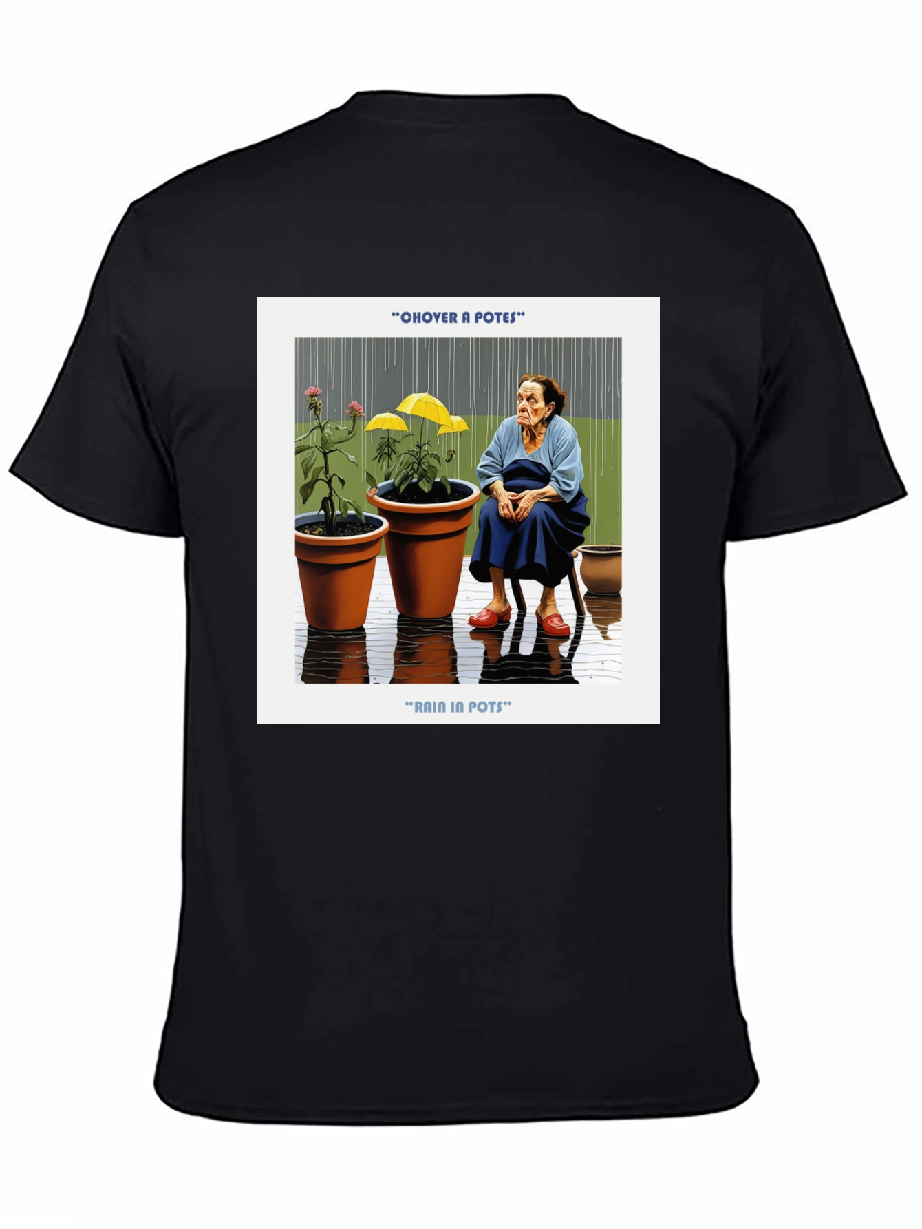 Rain in Pots Graphic Tee