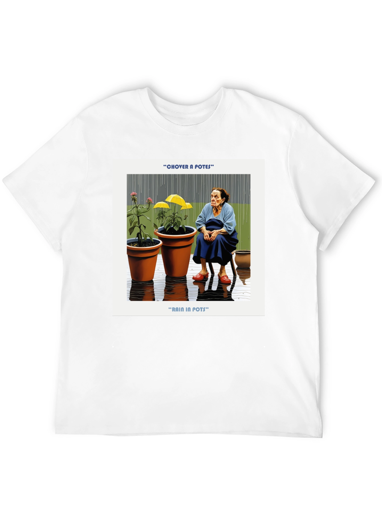 Rain in Pots Graphic Tee