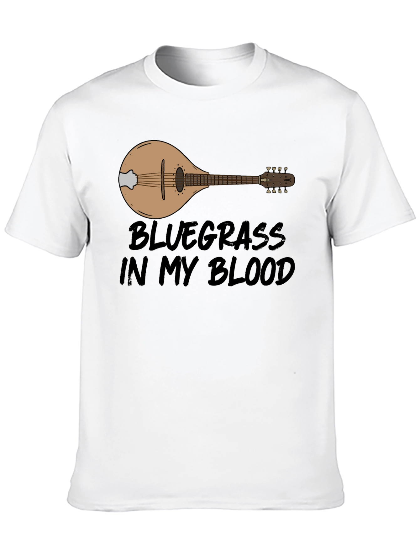 Bluegrass In My Blood Mandolin T-Shirt