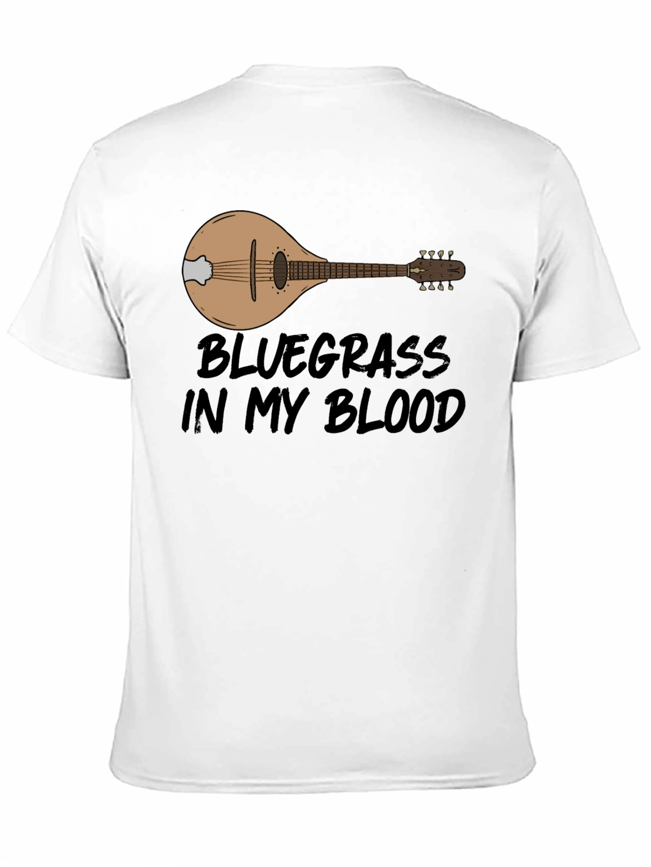 Bluegrass In My Blood Mandolin T-Shirt
