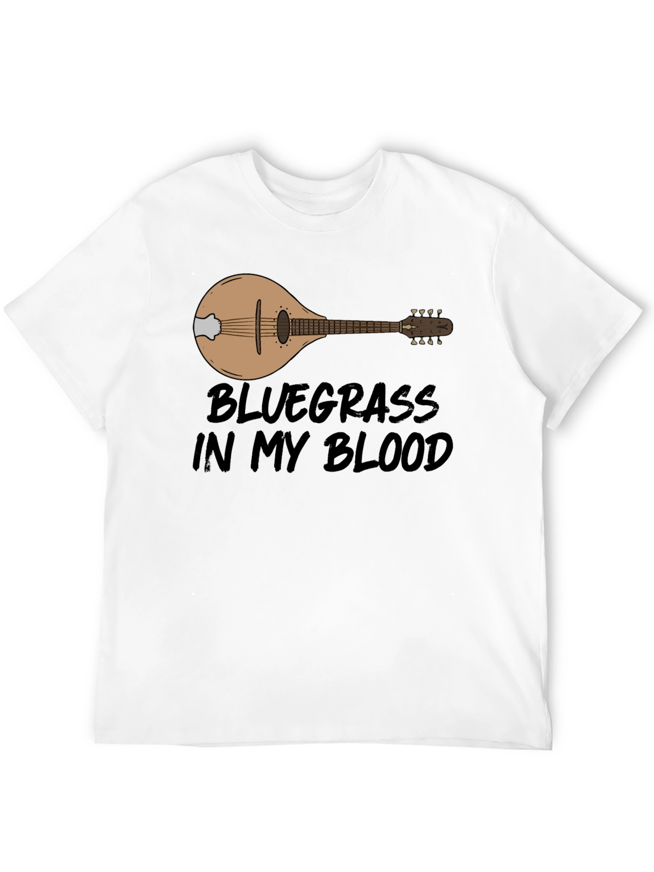 Bluegrass In My Blood Mandolin T-Shirt