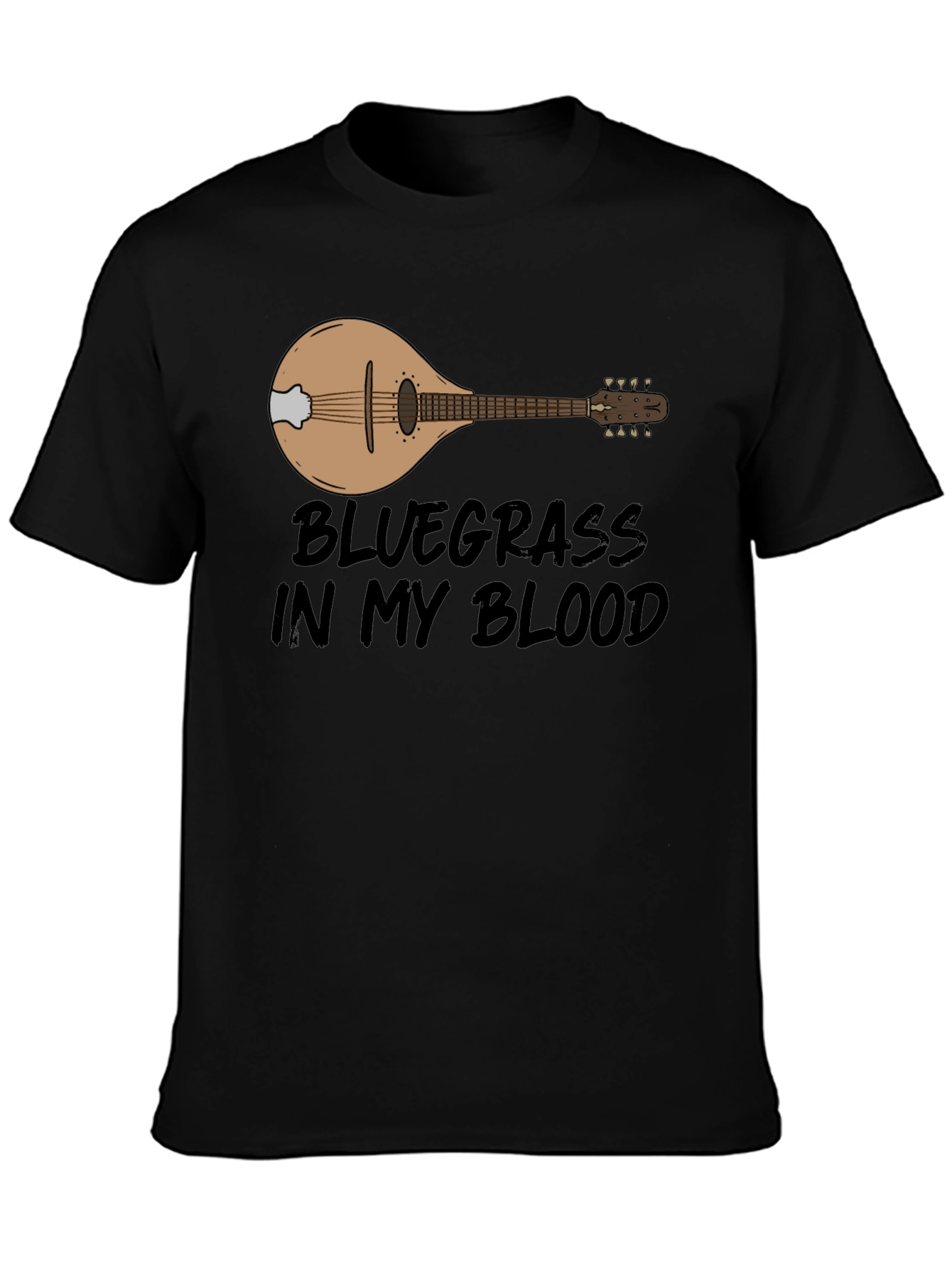 Bluegrass In My Blood Mandolin T-Shirt