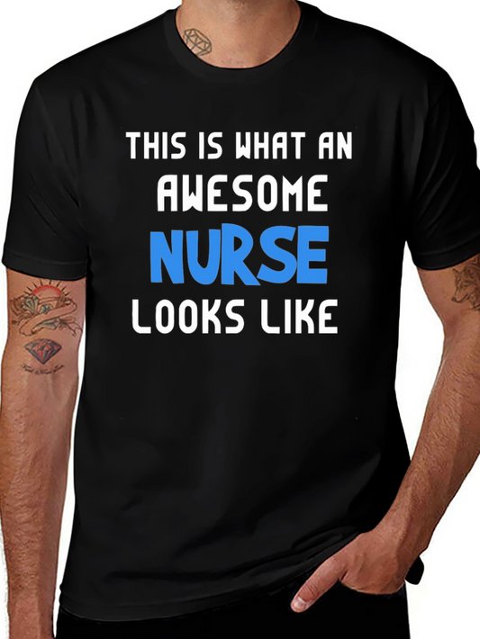 Awesome Nurse Graphic Tee - Gift for Nurses