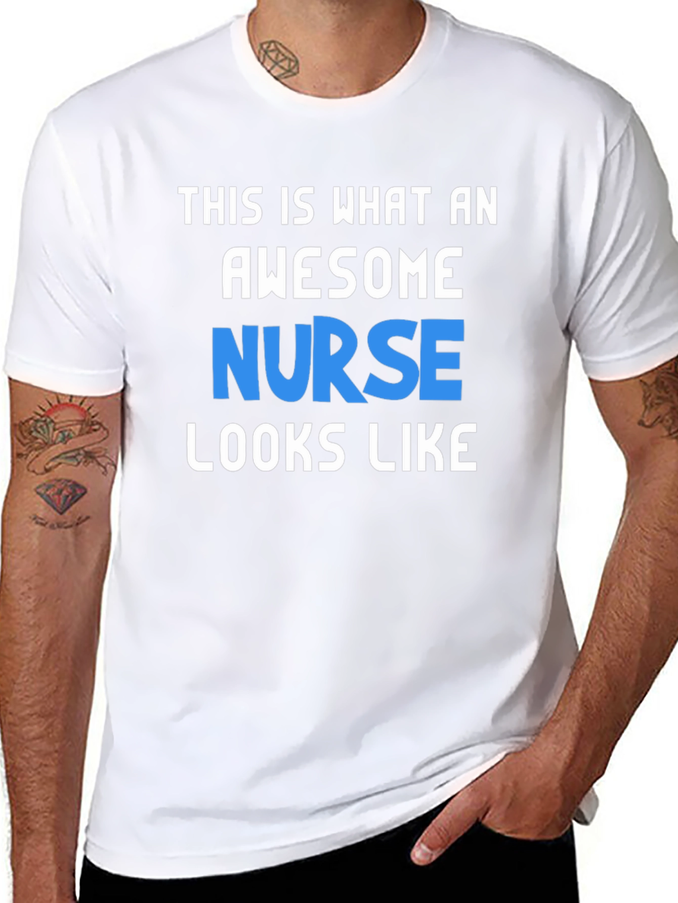 Awesome Nurse Graphic Tee - Gift for Nurses
