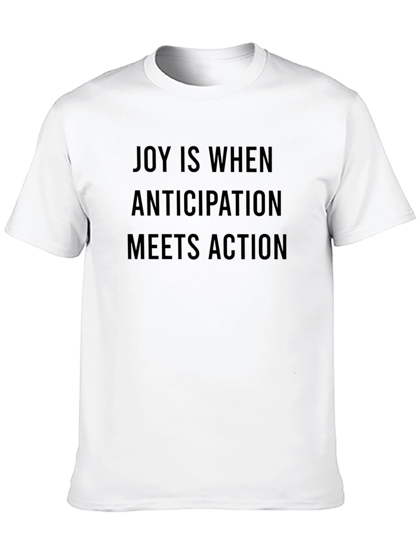 Joy is When T-Shirt - Motivational Black Tee