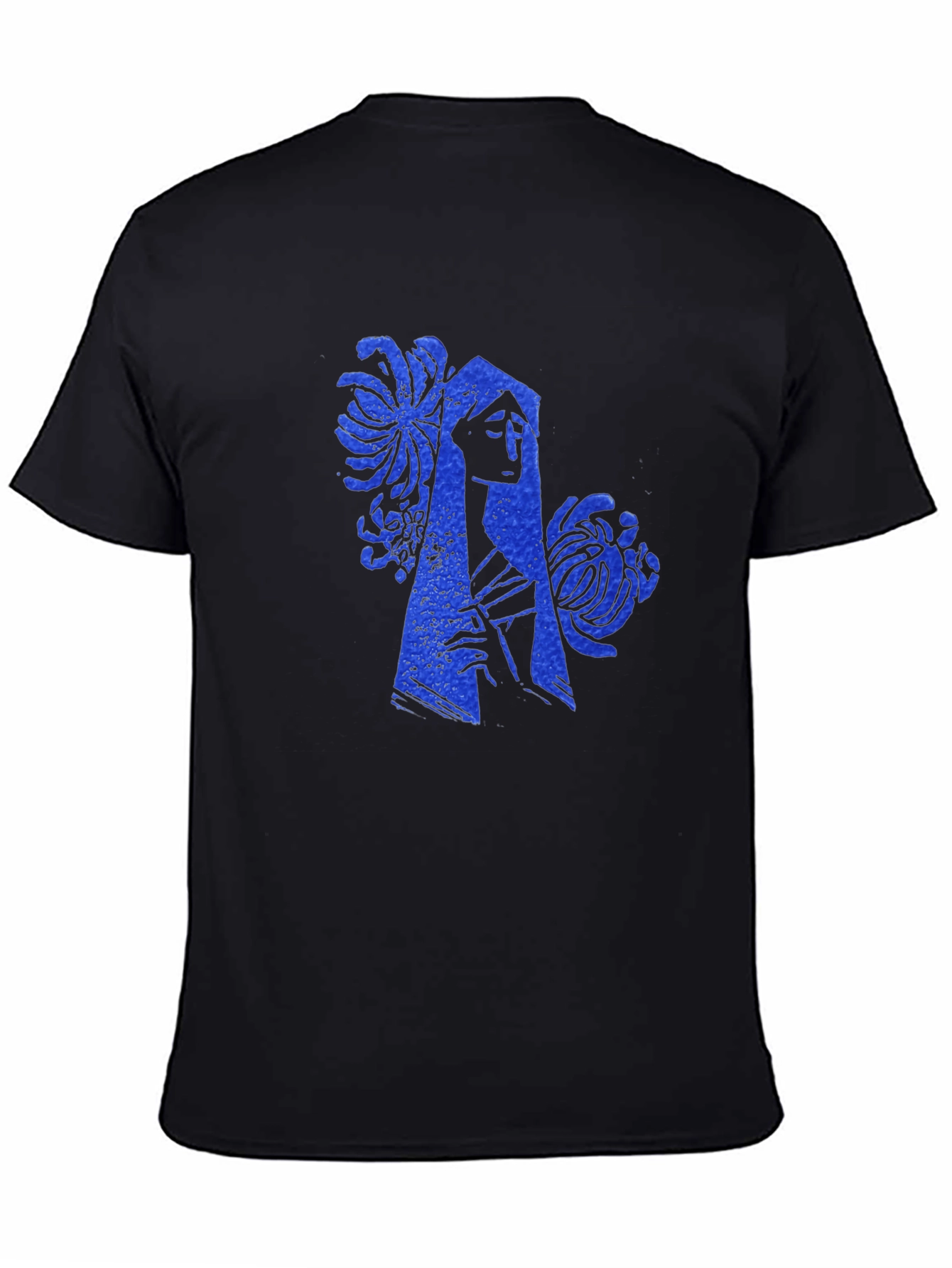 Blue Print Graphic T-Shirt