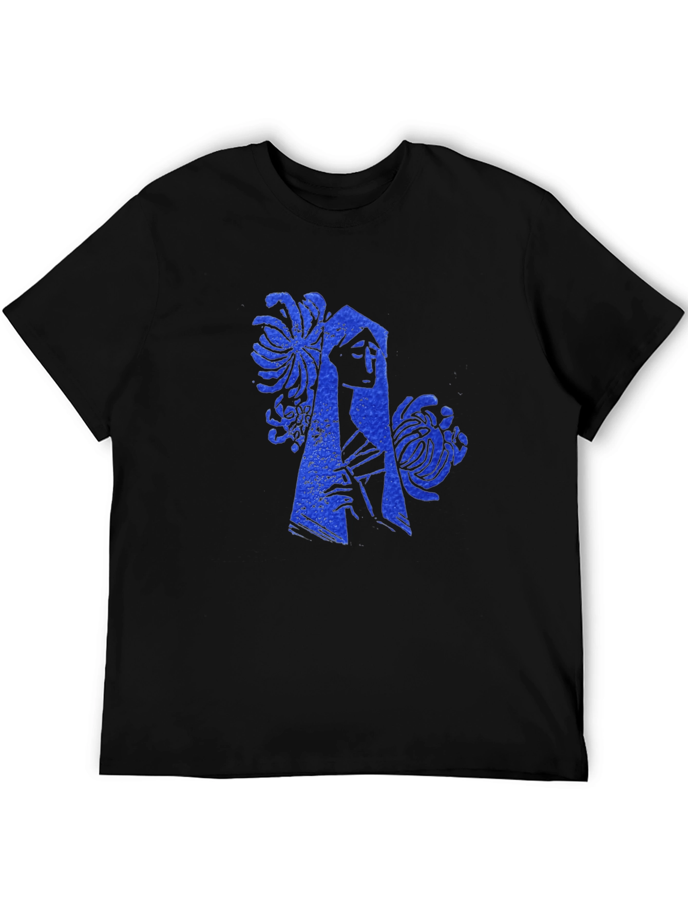Blue Print Graphic T-Shirt