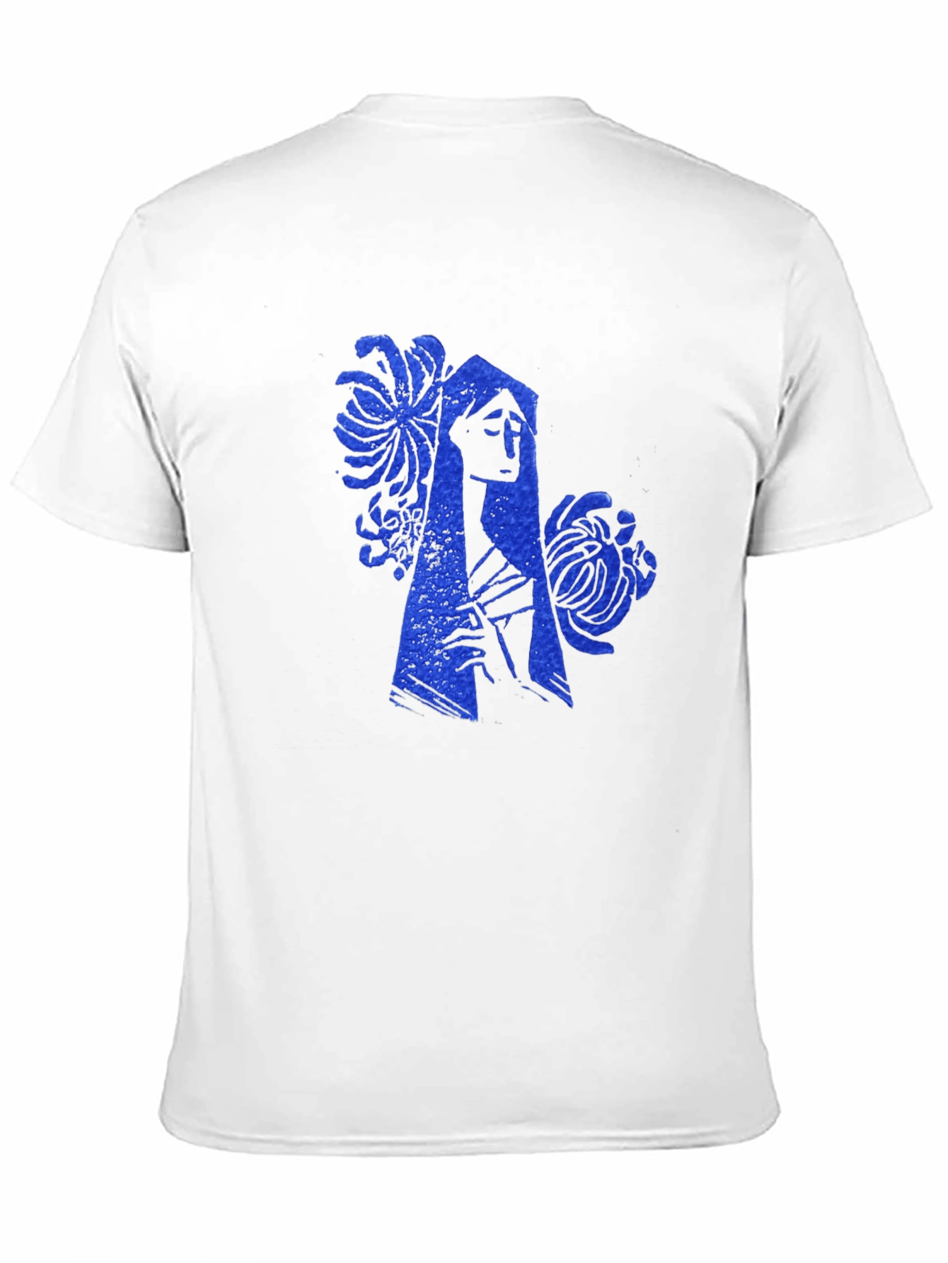 Blue Print Graphic T-Shirt