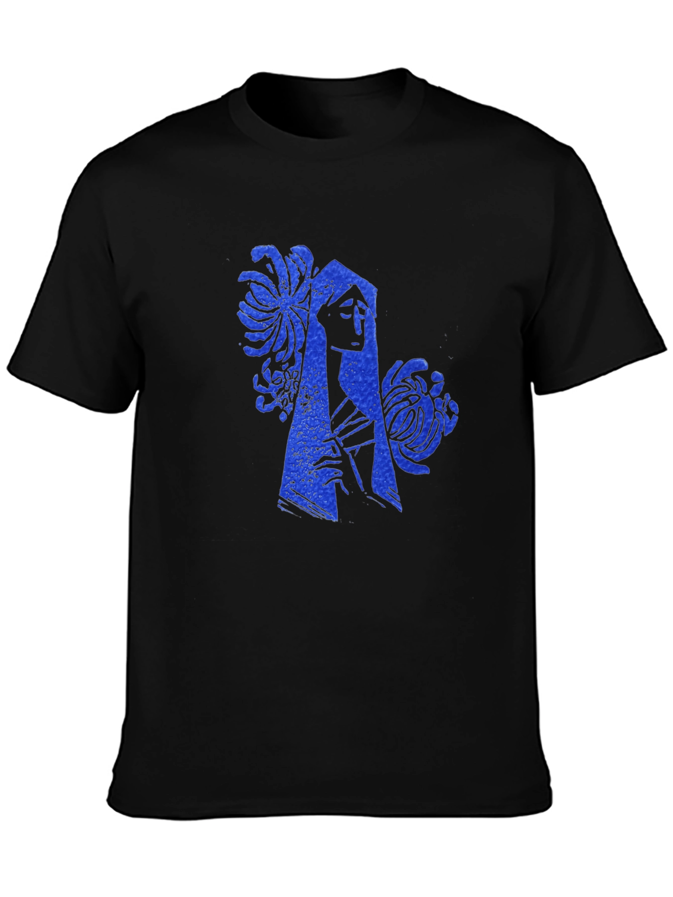 Blue Print Graphic T-Shirt