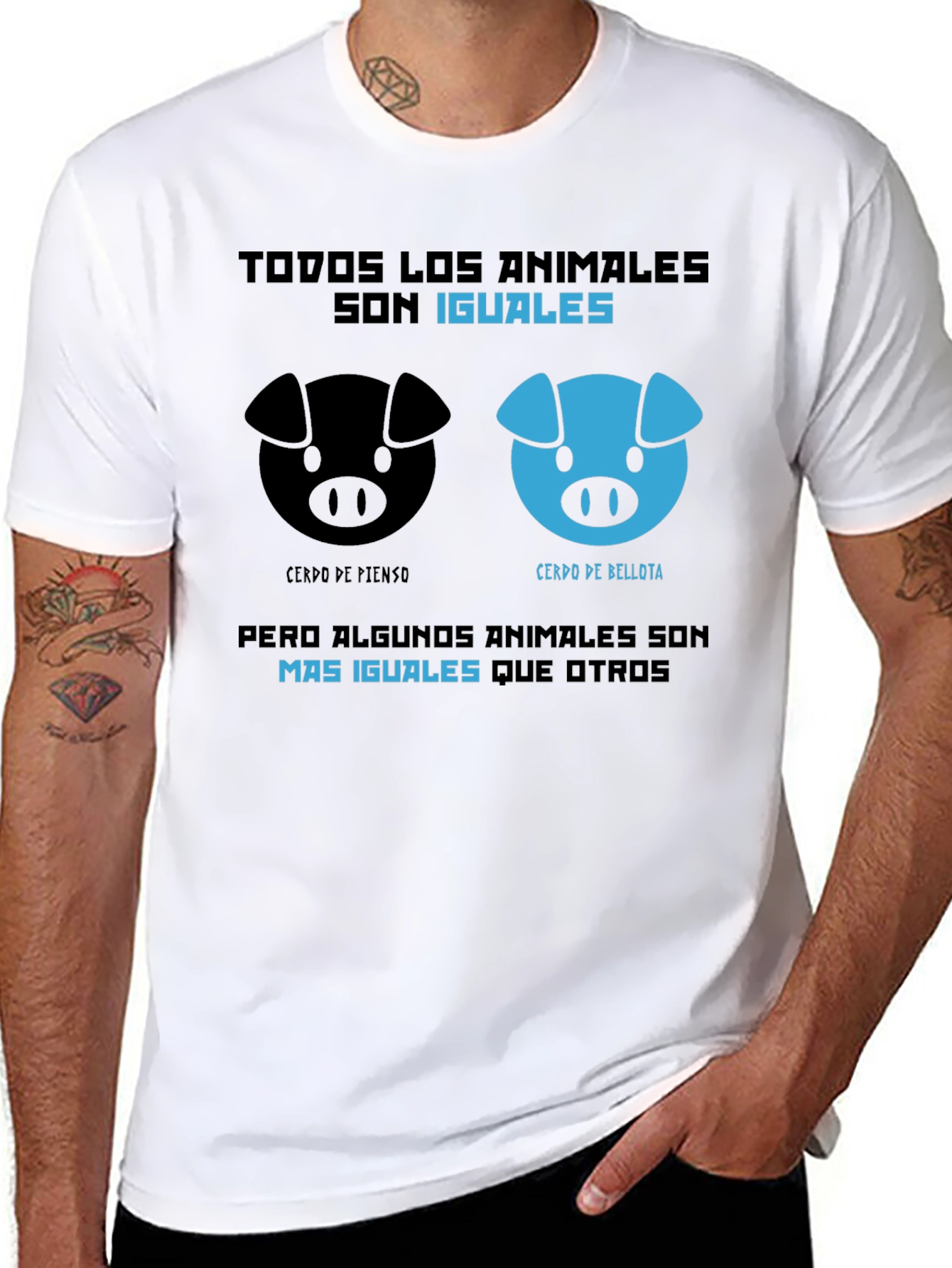 Equality Pig T-Shirt - Animal Farm Inspired Tee