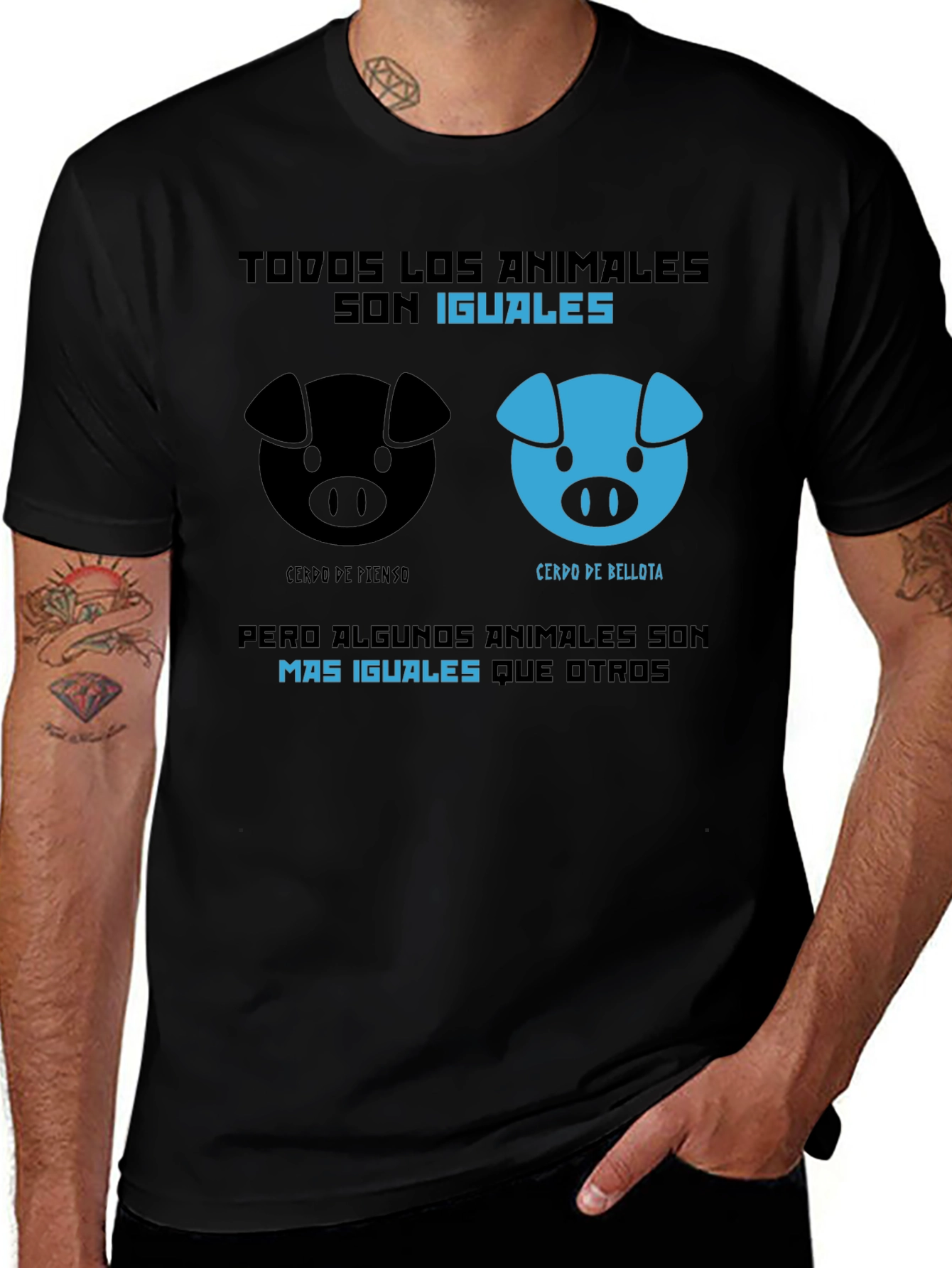 Equality Pig T-Shirt - Animal Farm Inspired Tee