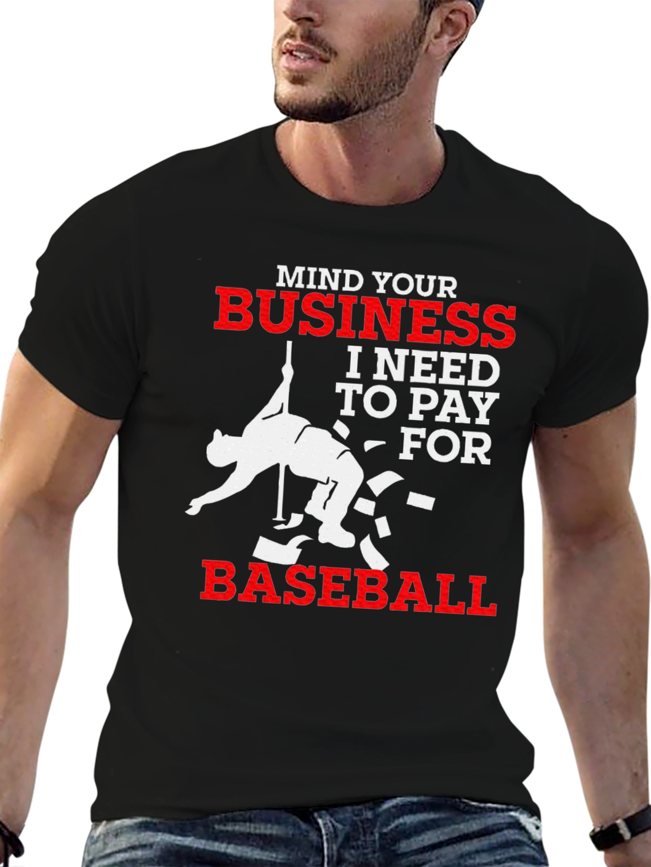 Mind Your Business Baseball T-Shirt