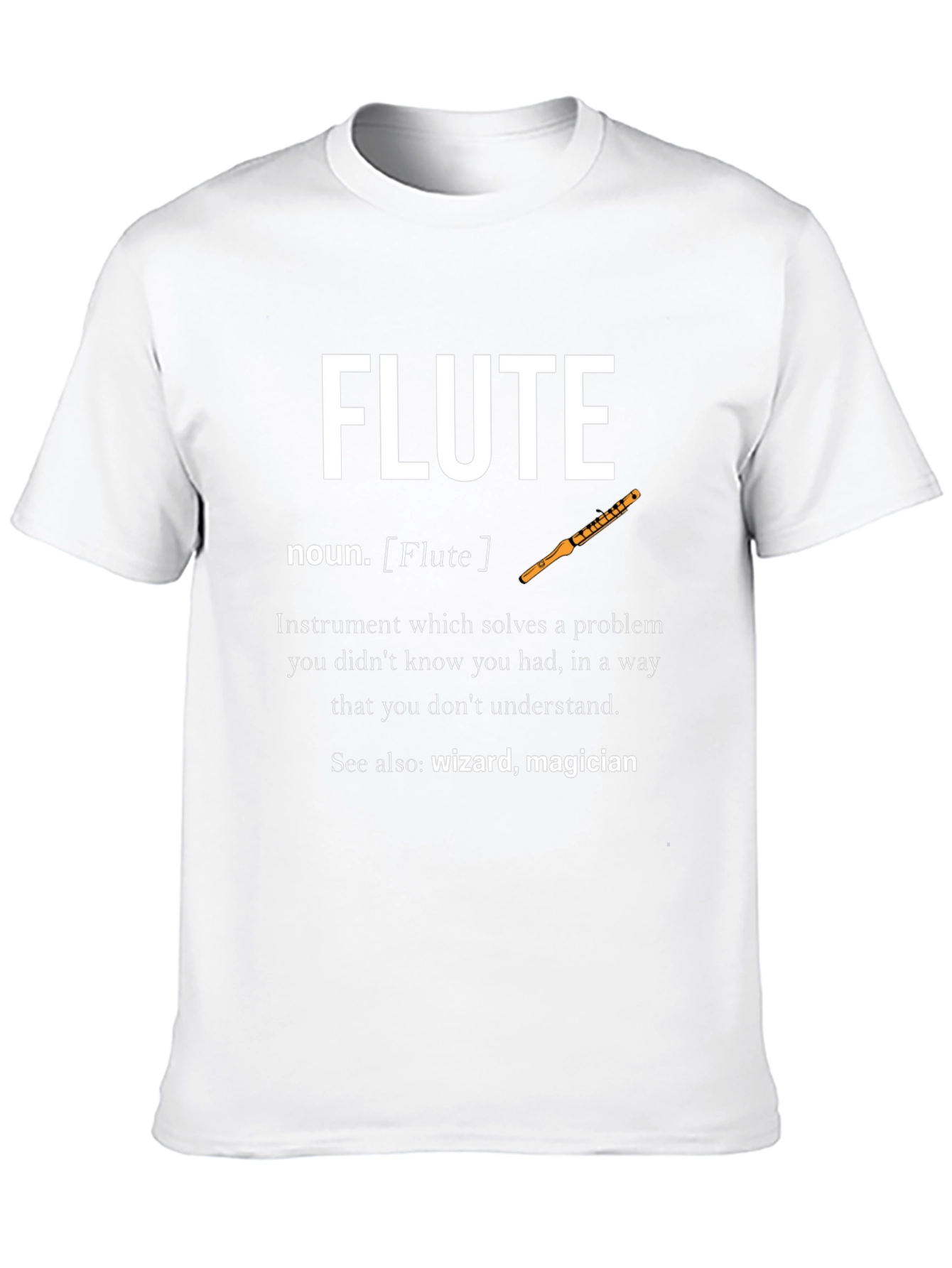 Flute Definition T-Shirt - Musician Gift