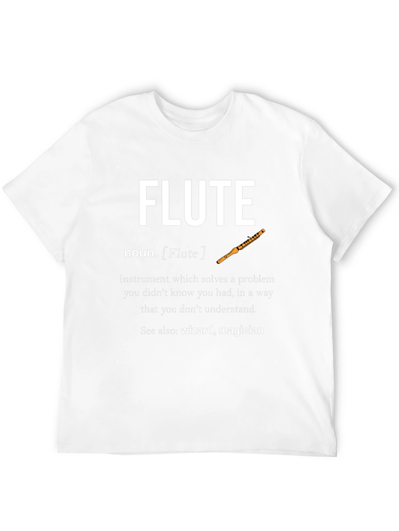 Flute Definition T-Shirt - Musician Gift