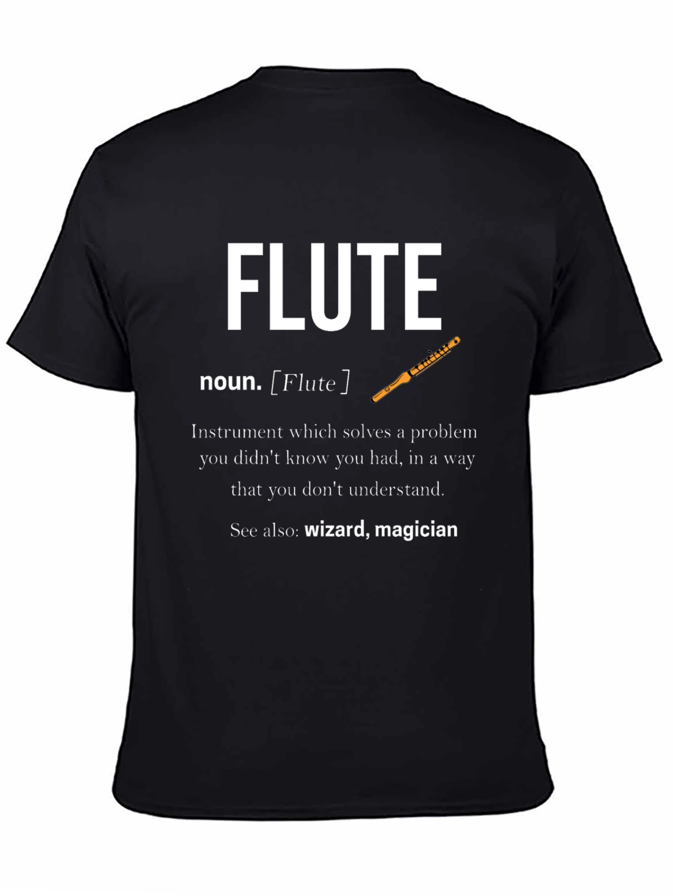 Flute Definition T-Shirt - Musician Gift