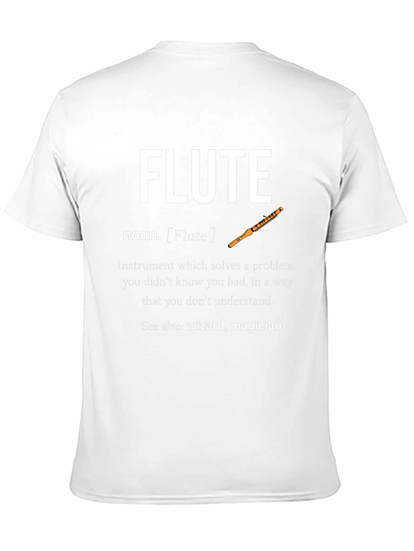 Flute Definition T-Shirt - Musician Gift