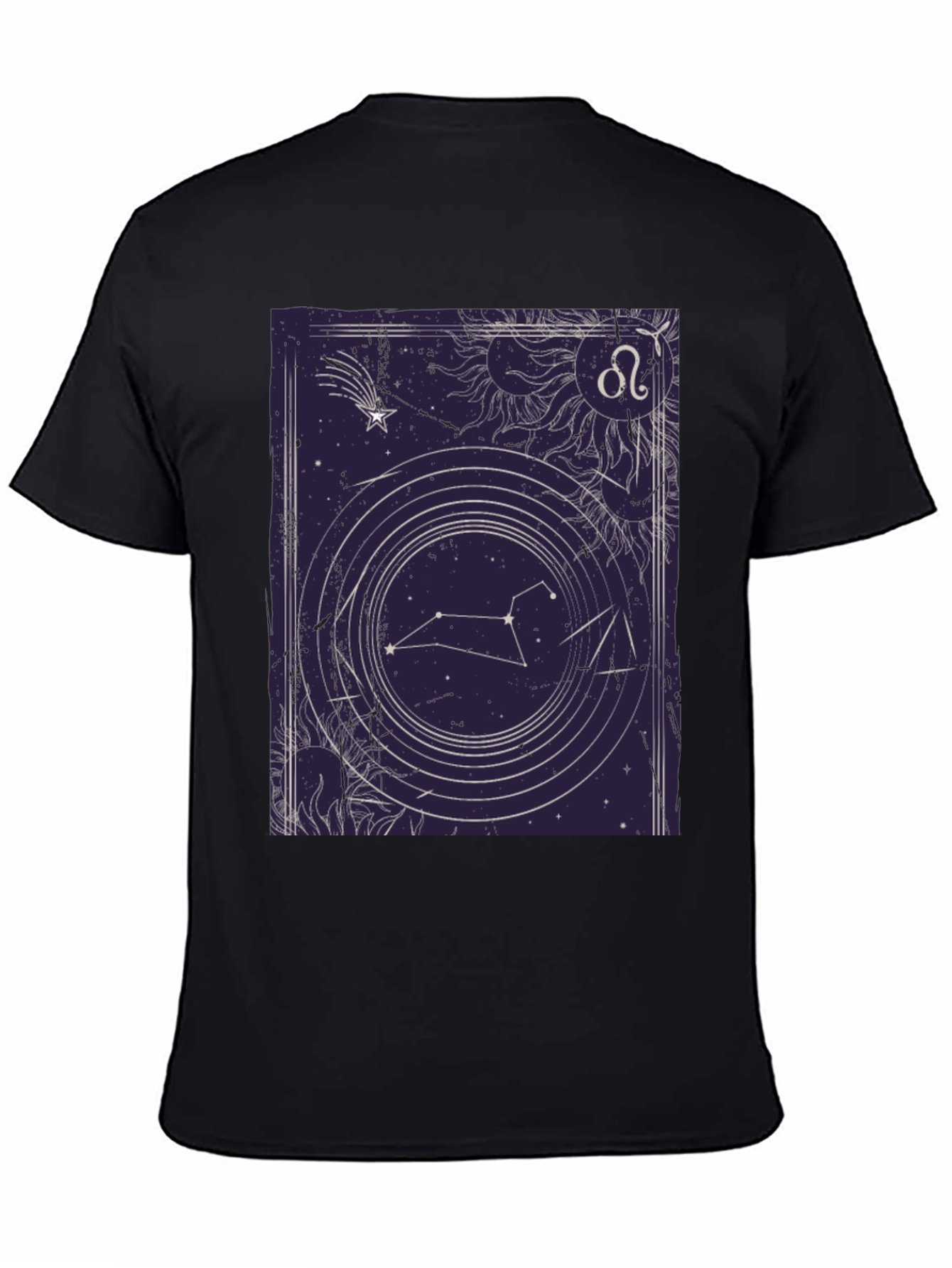 Leo Zodiac Graphic Tee - Celestial Constellation T-Shirt