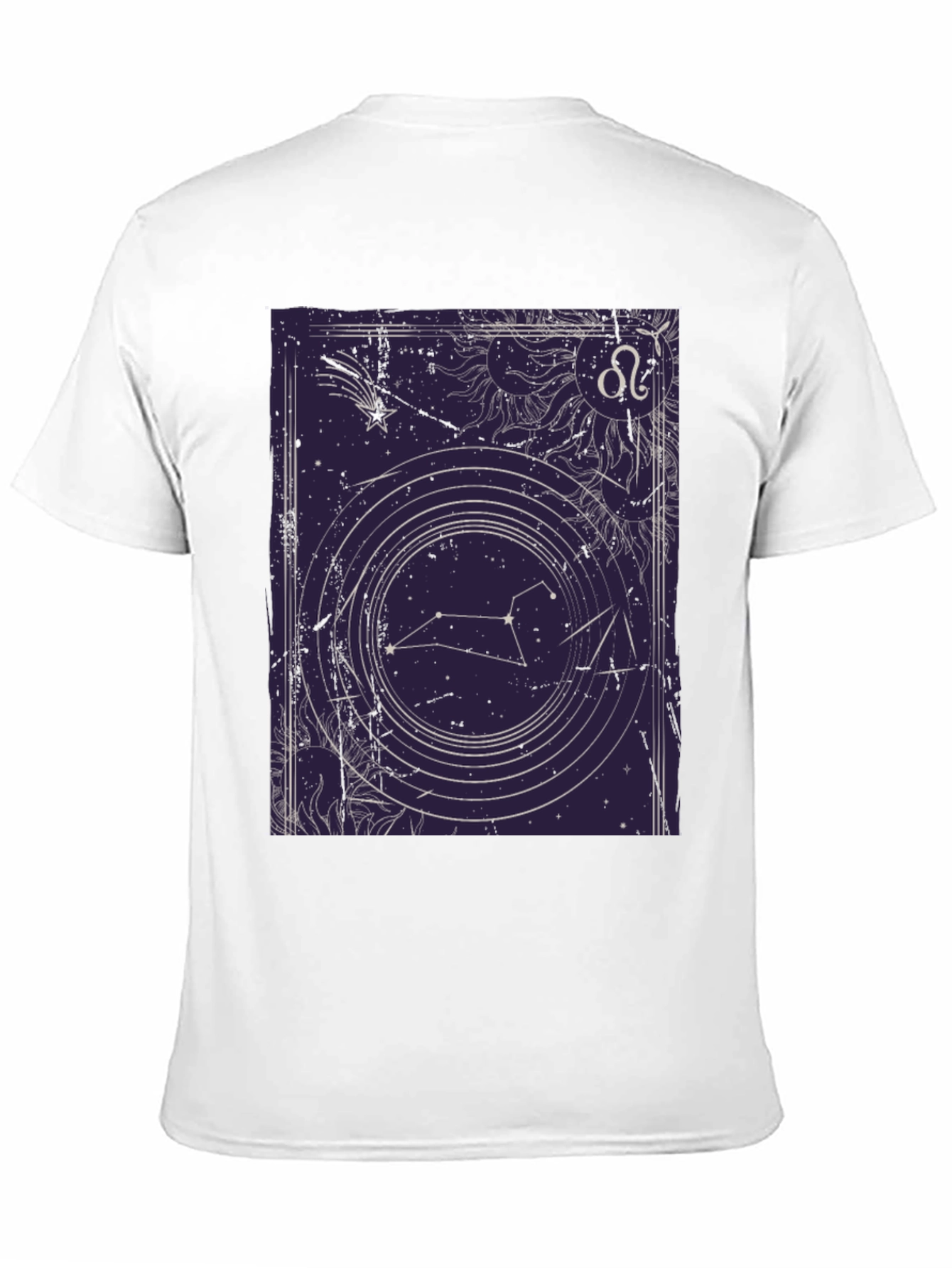 Leo Zodiac Graphic Tee - Celestial Constellation T-Shirt