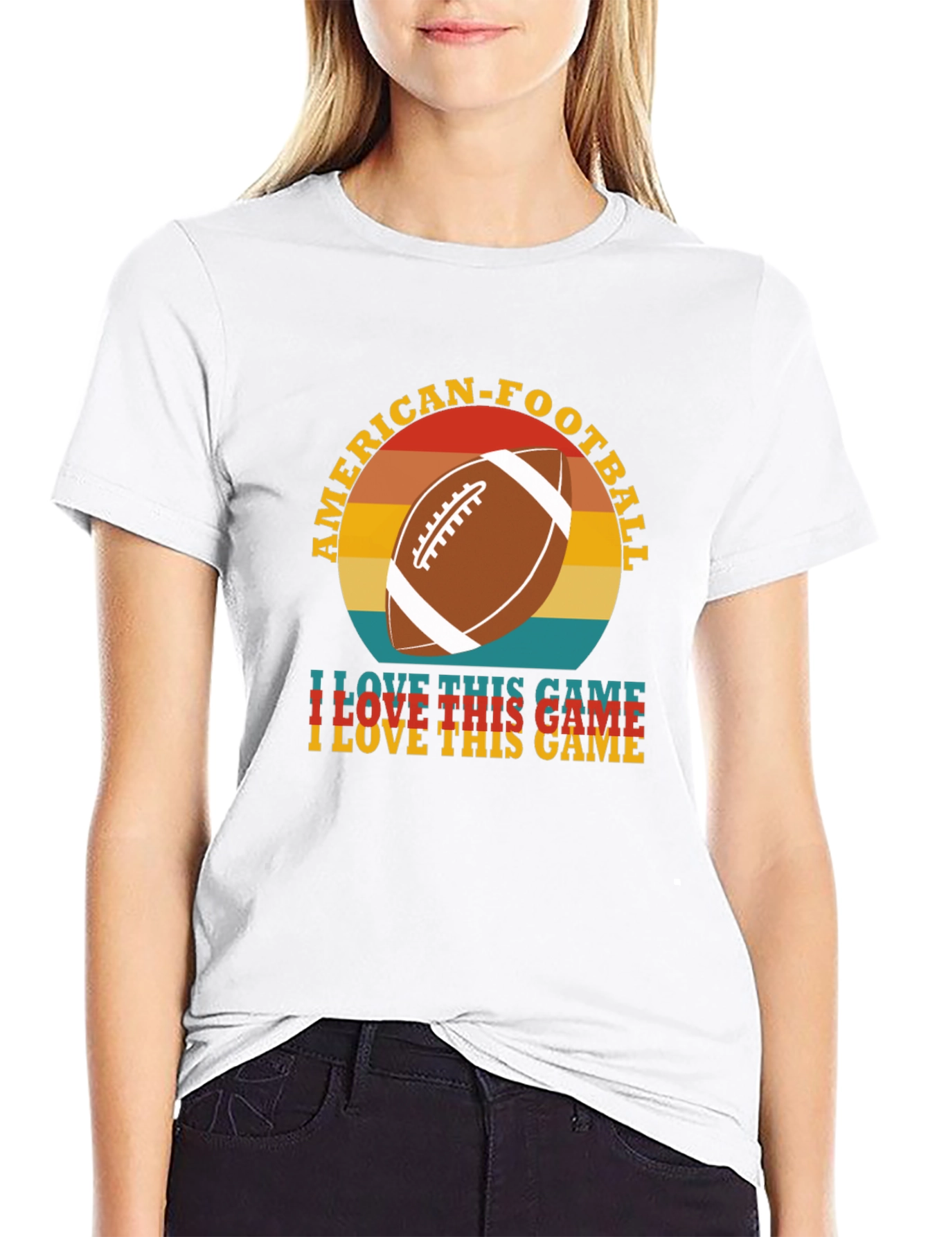American Football Retro T-Shirt
