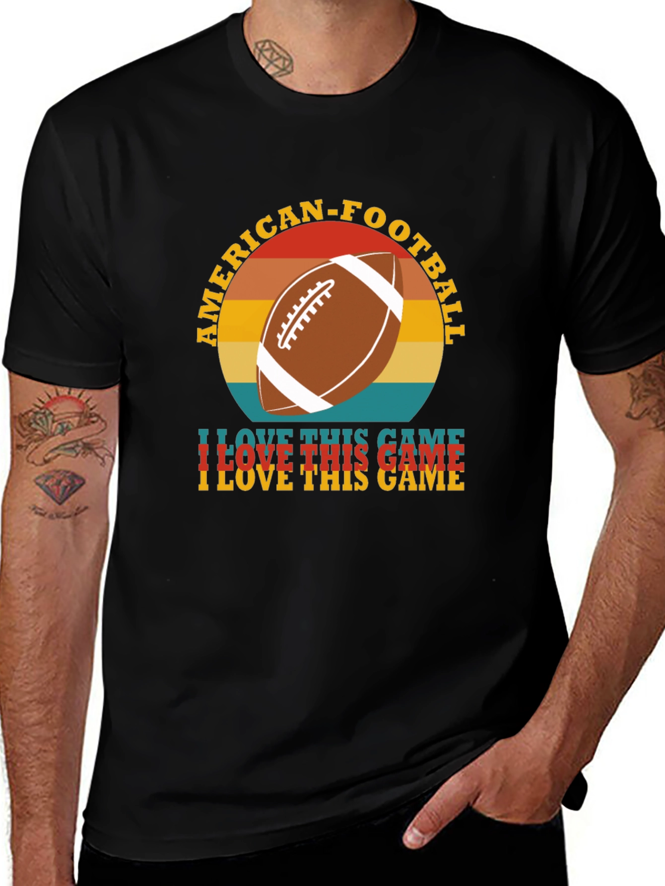 American Football Retro T-Shirt