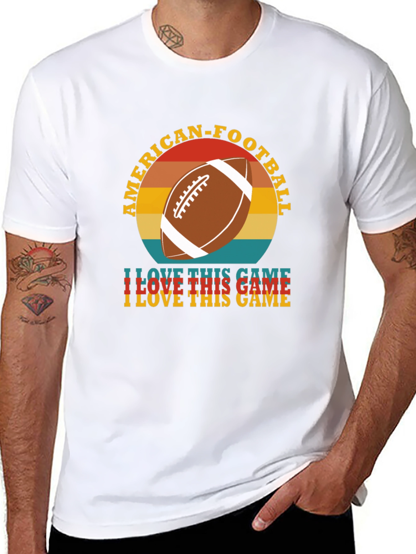American Football Retro T-Shirt