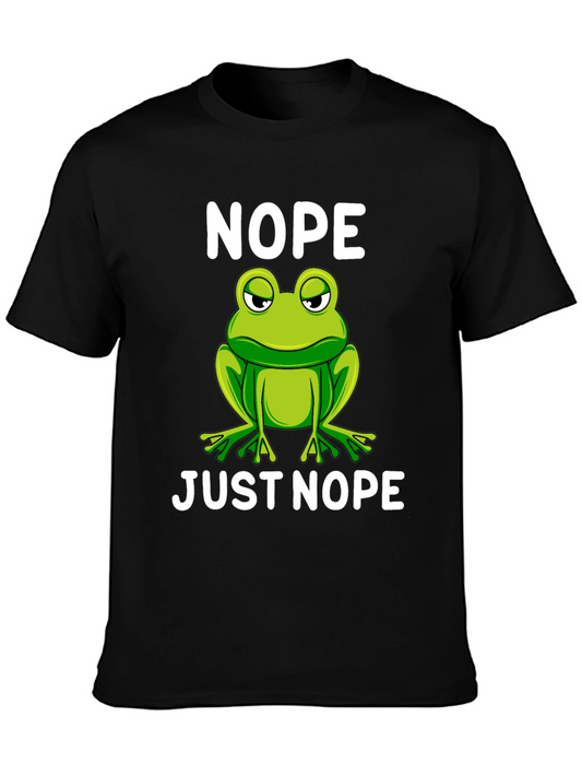 Nope Just Nope Frog Graphic T-Shirt