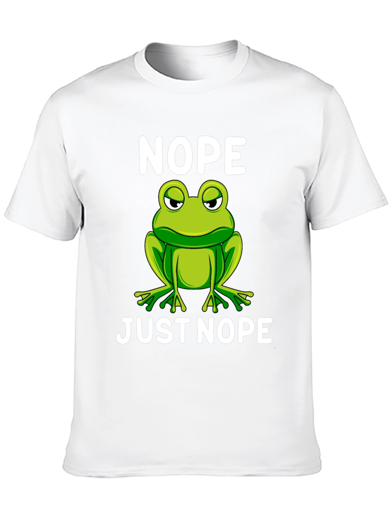 Nope Just Nope Frog Graphic T-Shirt