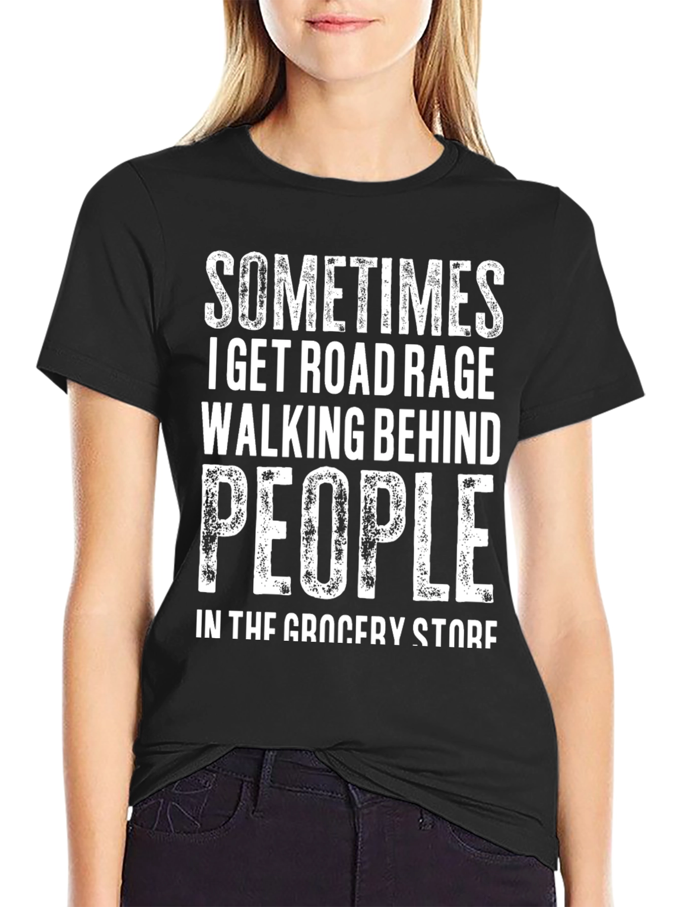 Road Rage Grocery Store T-Shirt