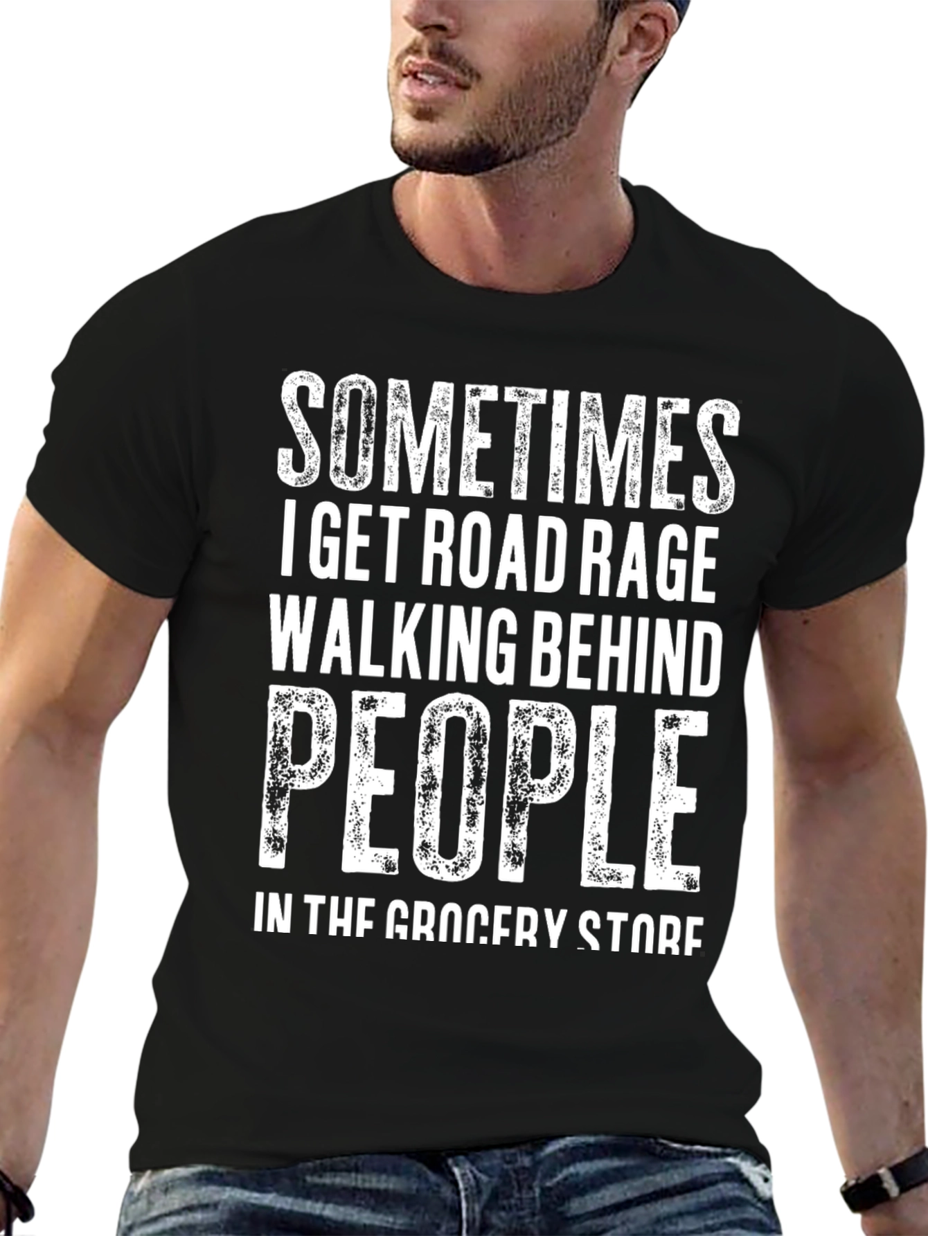 Road Rage Grocery Store T-Shirt