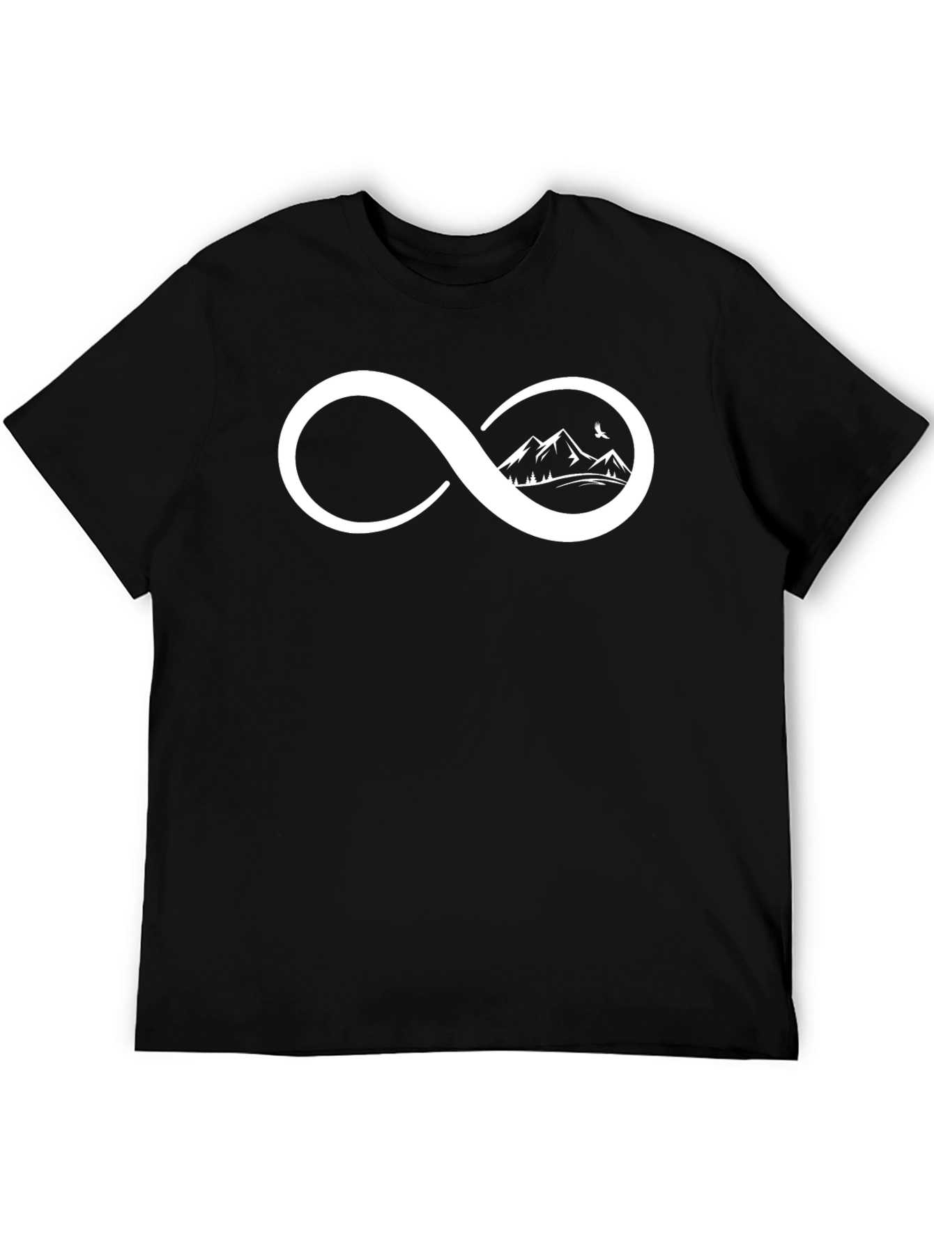 Infinity Mountains Graphic T-Shirt
